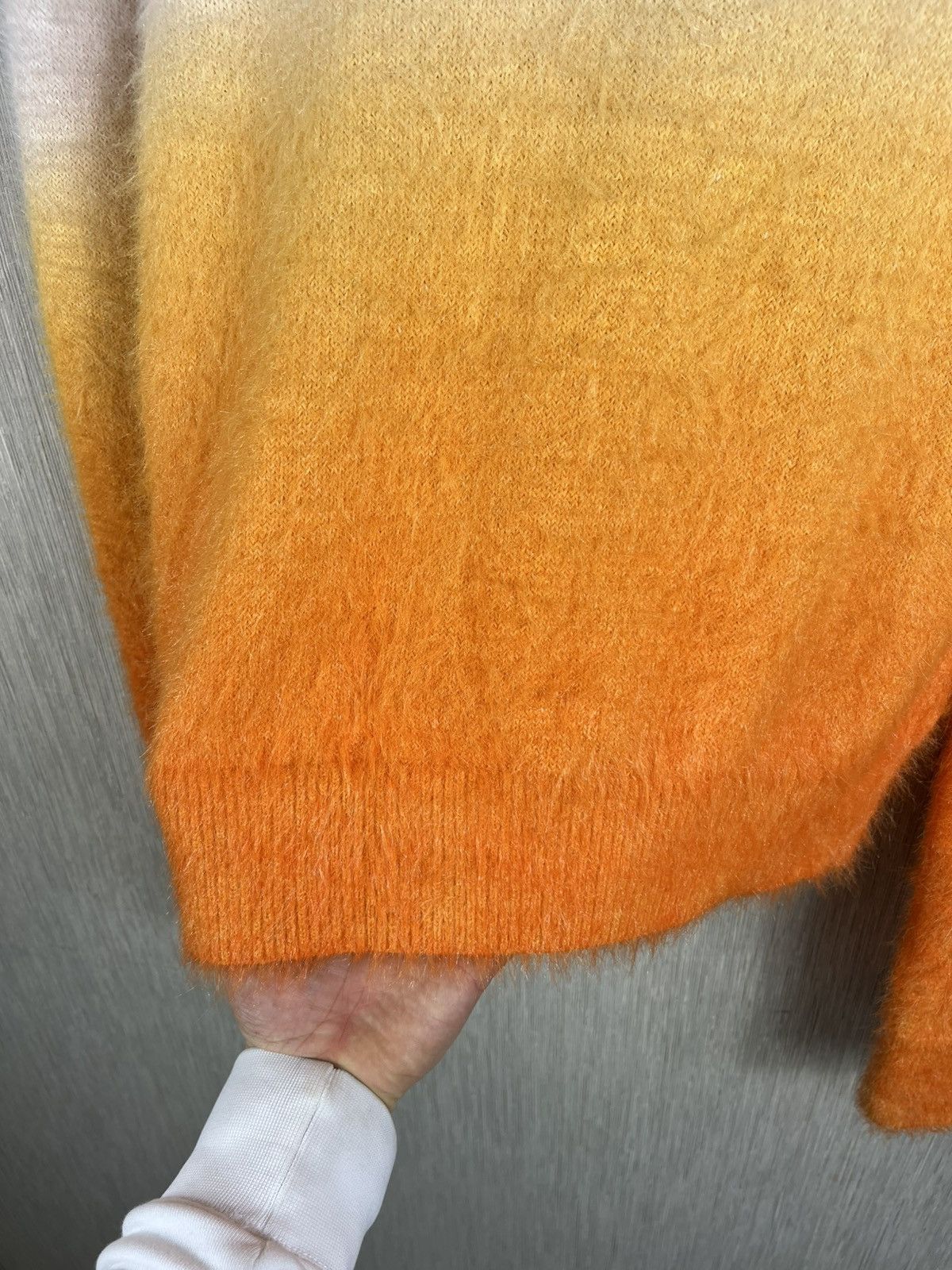 Carven Carven fuzzy hairy ombre two colors knit sweater turtleneck Size M / US 6-8 / IT 42-44 - 8 Thumbnail