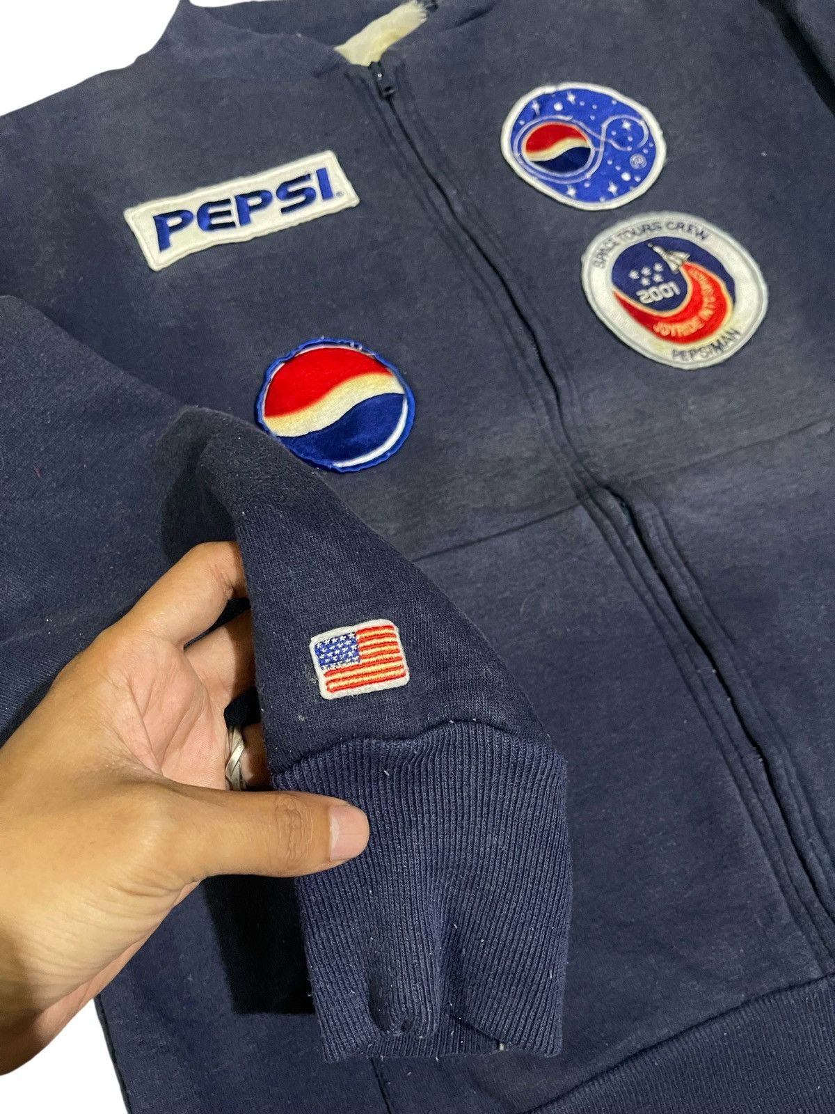 Pepsi 2001 Pepsi Space Tour Crew Nasa Bomber Thermal Jacket Size US M / EU 48-50 / 2 - 6 Thumbnail