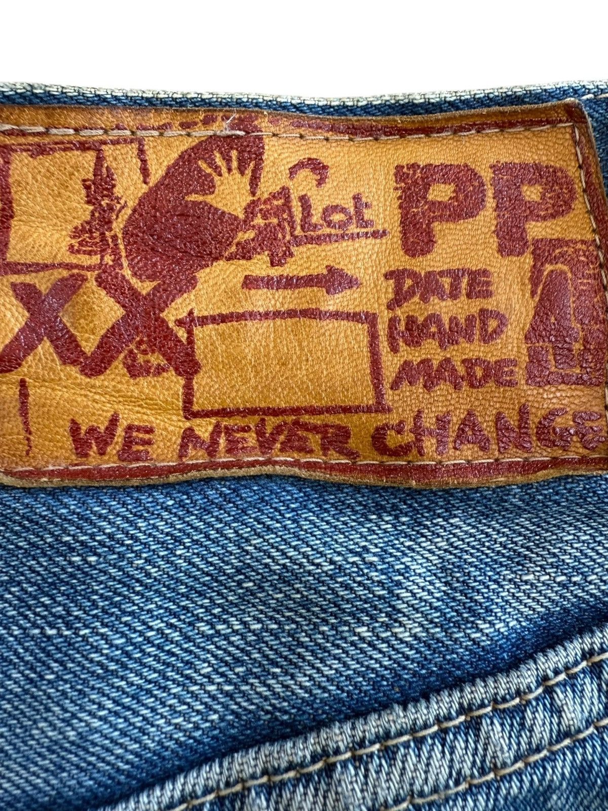 Pure Blue Japan HR Market Faded Wash Style Loose Jeans Size US 31 - 7 Thumbnail