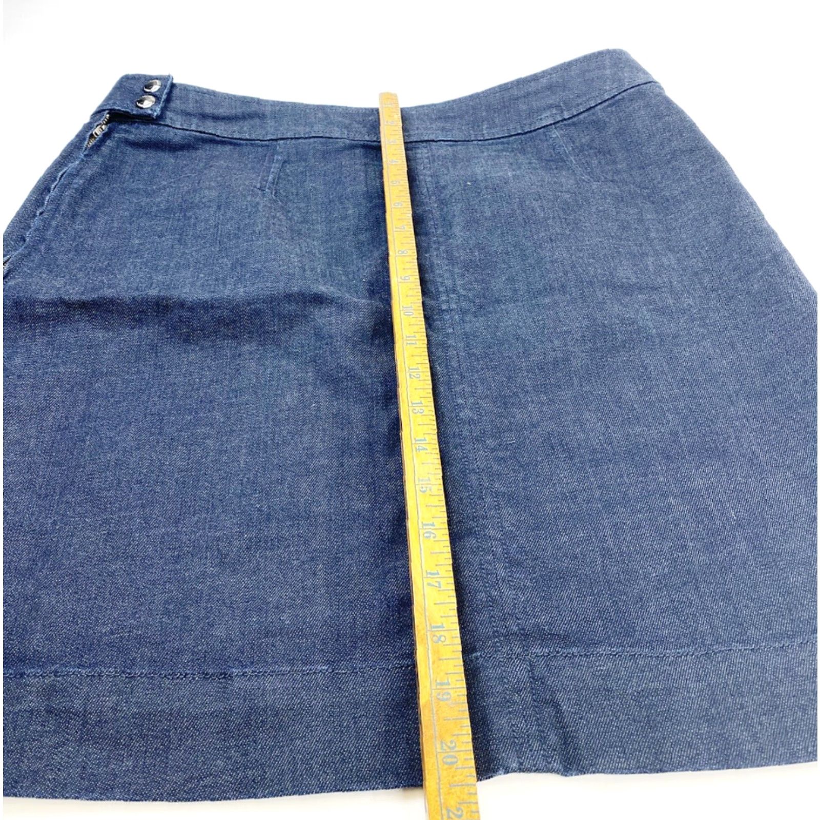 Denime Martin Osa Pencil Skirt Women’s 14 Dark Blue Denim Pencil Skirt Women’s 14 Dark Blue Denim Size 36" / US 14 / IT 50 - 6 Thumbnail
