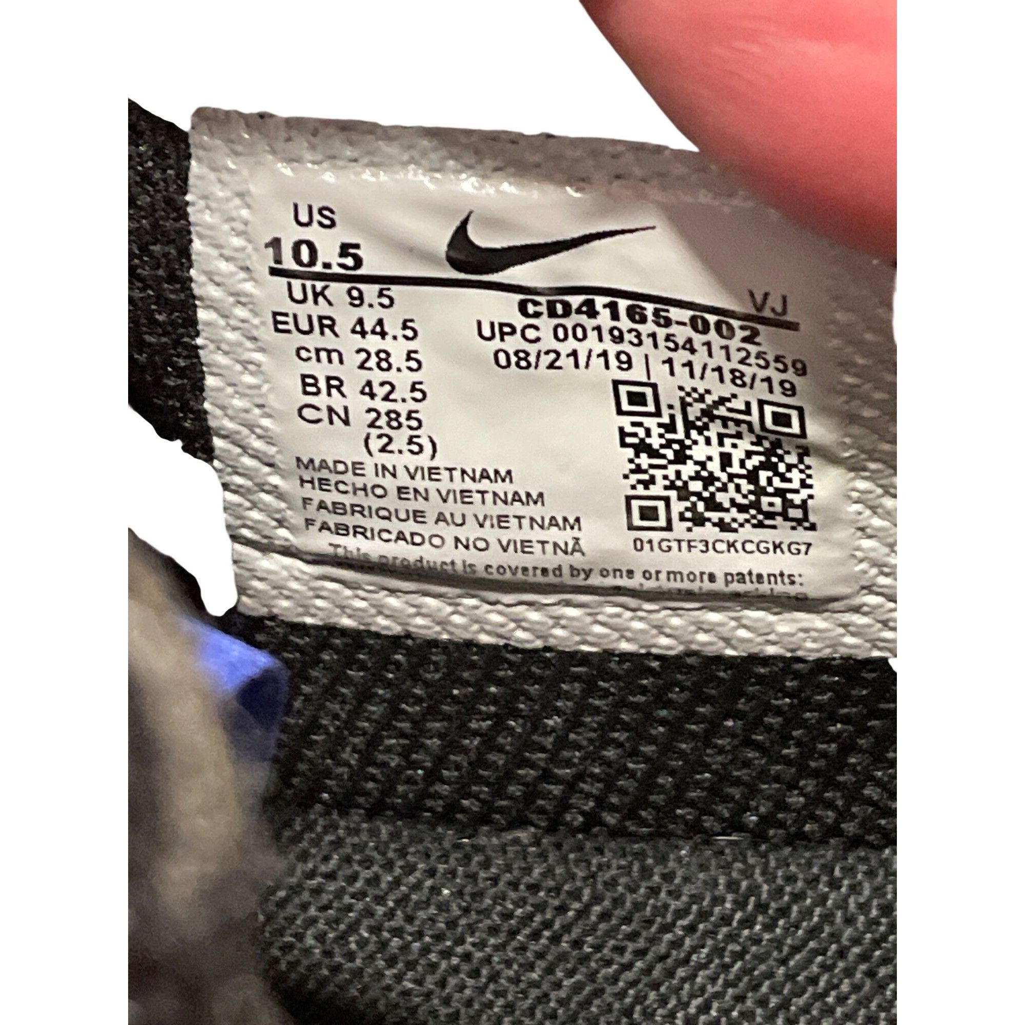 Nike Nike Air Max Excee mens leather black blue neptune sneakers Size US 10.5 / EU 43-44 - 6 Thumbnail