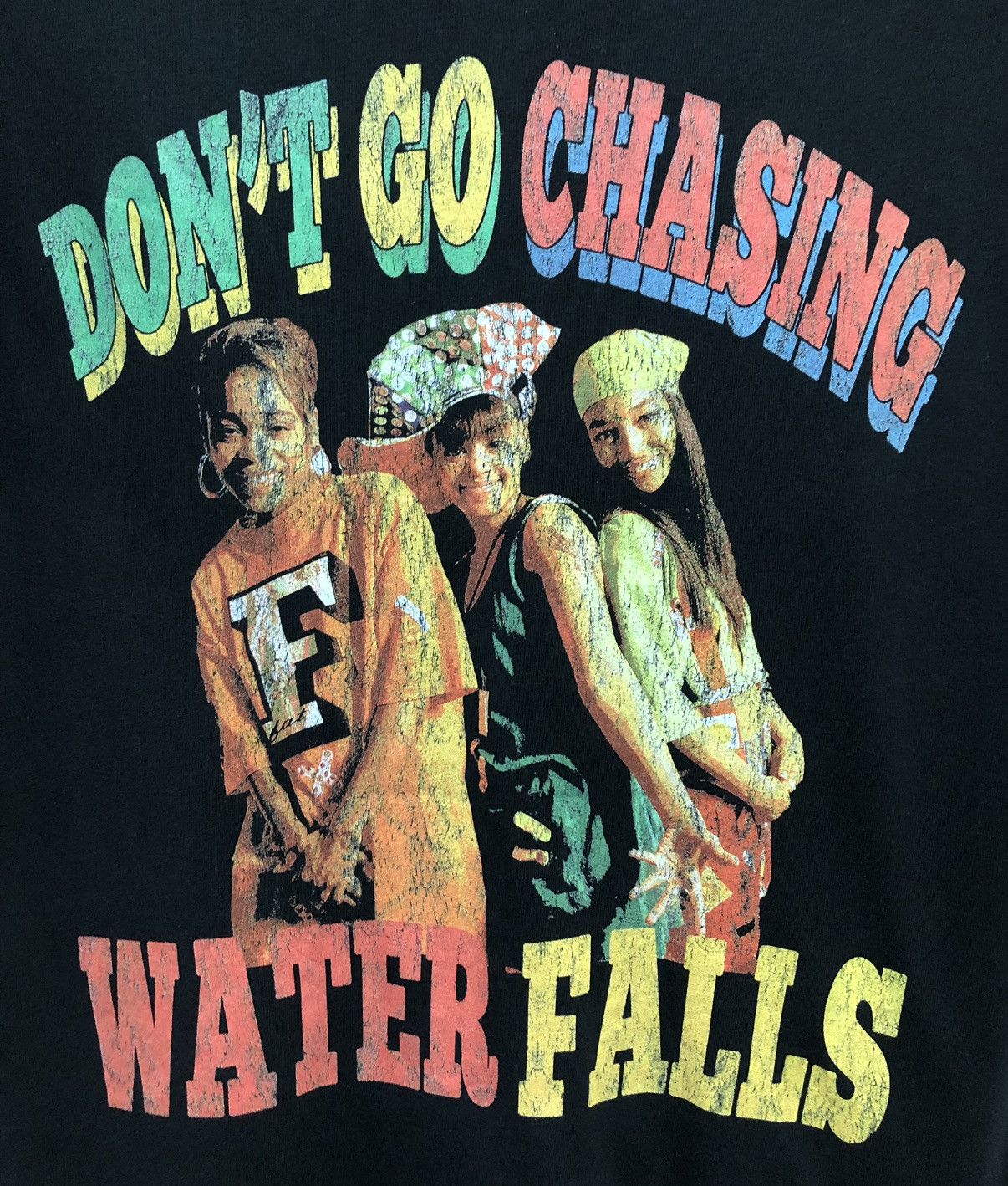 Rap Tees TLC Don't Go Chasing Water Falls T-Shirt Size US M / EU 48-50 / 2 - 3 Thumbnail