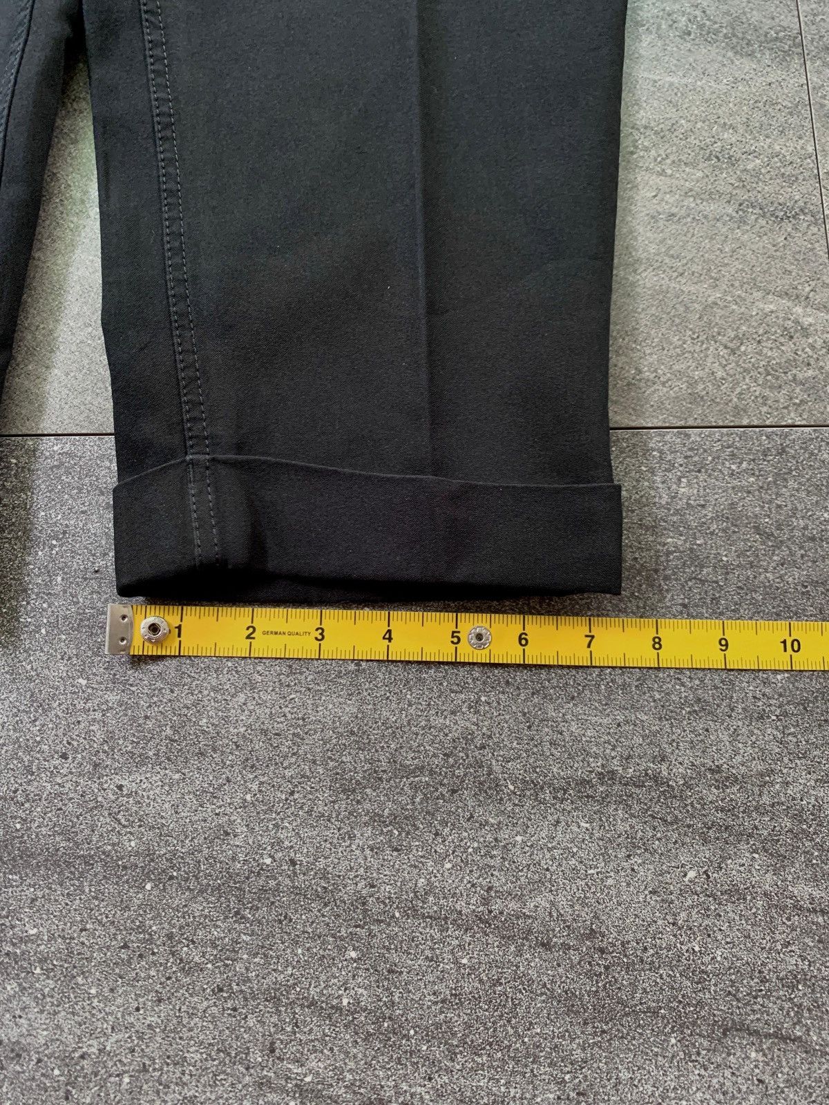 Comme des Garcons Black FREE TAX! CDG Black Cuffed Cropped Trousers Size US 31 - 14 Thumbnail
