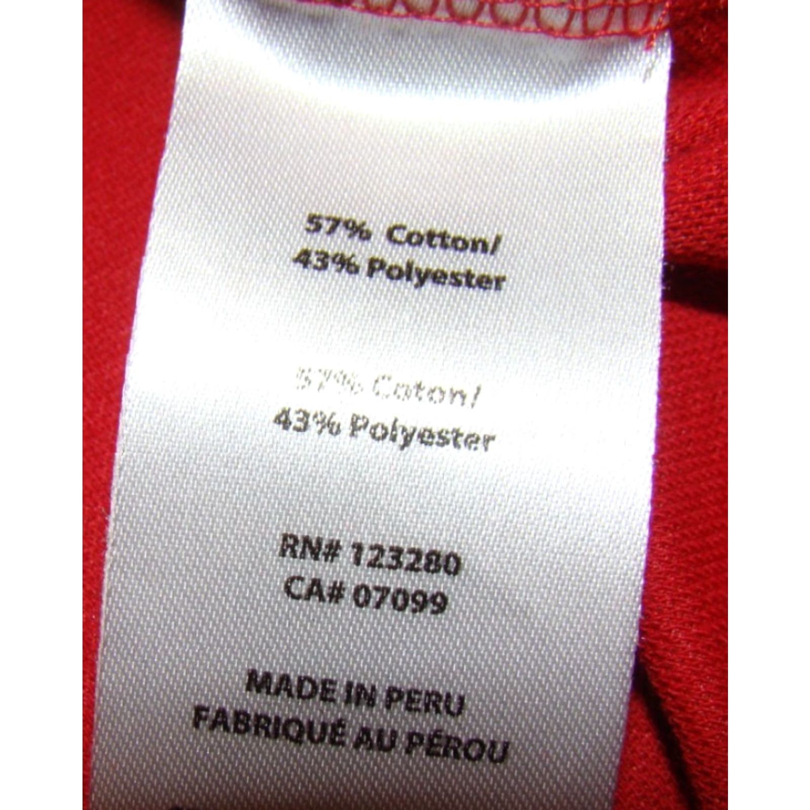 TravisMathew Travis Mathew Men Polo Shirt L Red Golf Shirt (Polos) Size US L / EU 52-54 / 3 - 5 Thumbnail