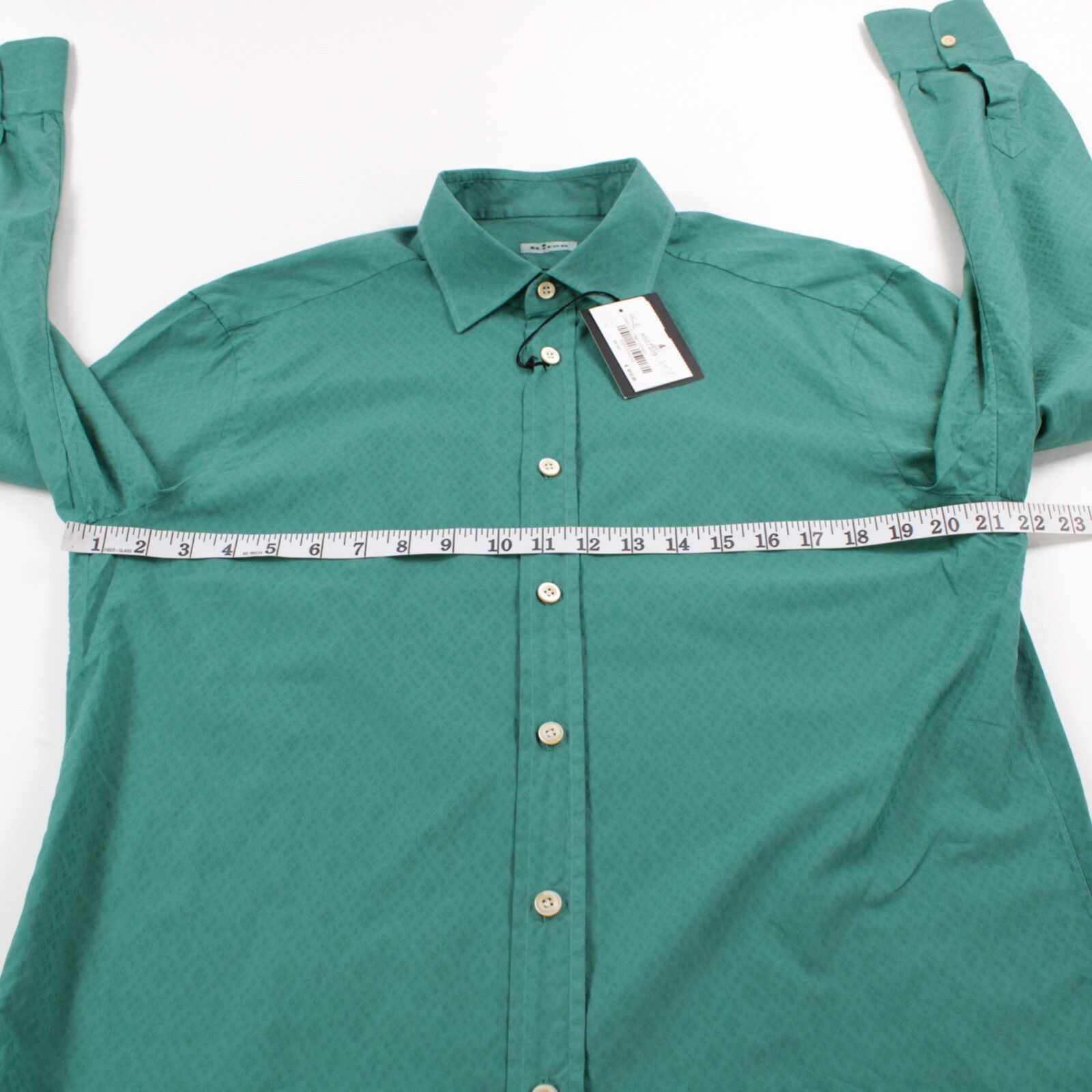 Kiton Kiton New with tags Shirt Size L US In Green Size US L / EU 52-54 / 3 - 8 Thumbnail