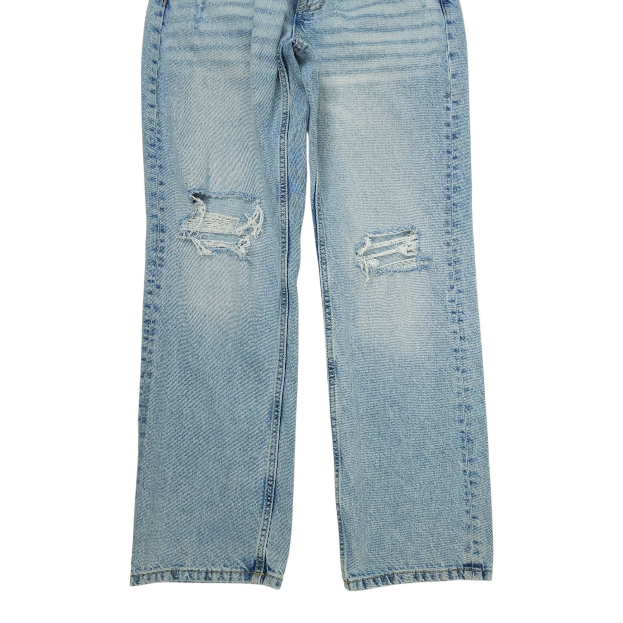 Aeropostale Aeropostale Low Rise Baggy Jeans Women 0 Short Distressed Size 25" / US 0 / IT 36 - 11 Thumbnail
