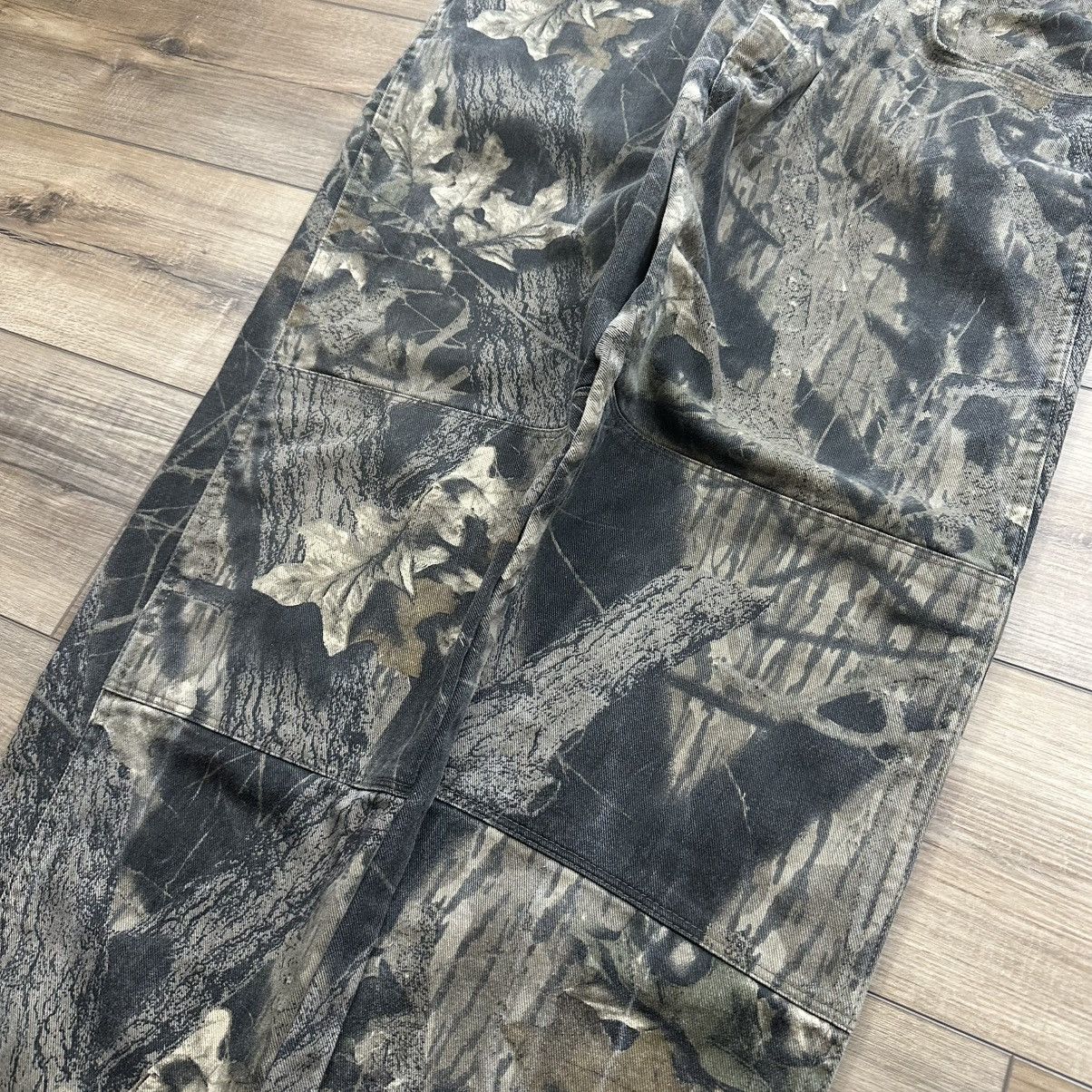 Wrangler Vintage 2000s Wrangler Wide Leg Camo Double Knee Pants Size US 38 / EU 54 - 4 Thumbnail