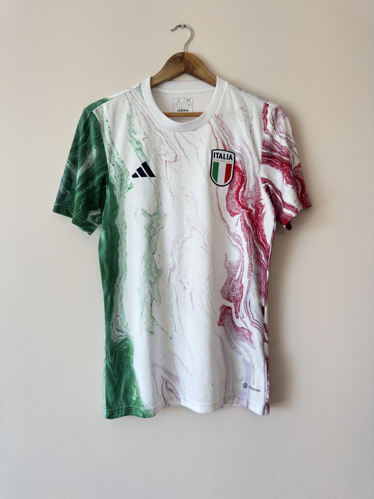 Adidas Italy 2022-2023 Soccer Training Jersey Football Shirt Kit Size US S / EU 44-46 / 1 - 1 Thumbnail