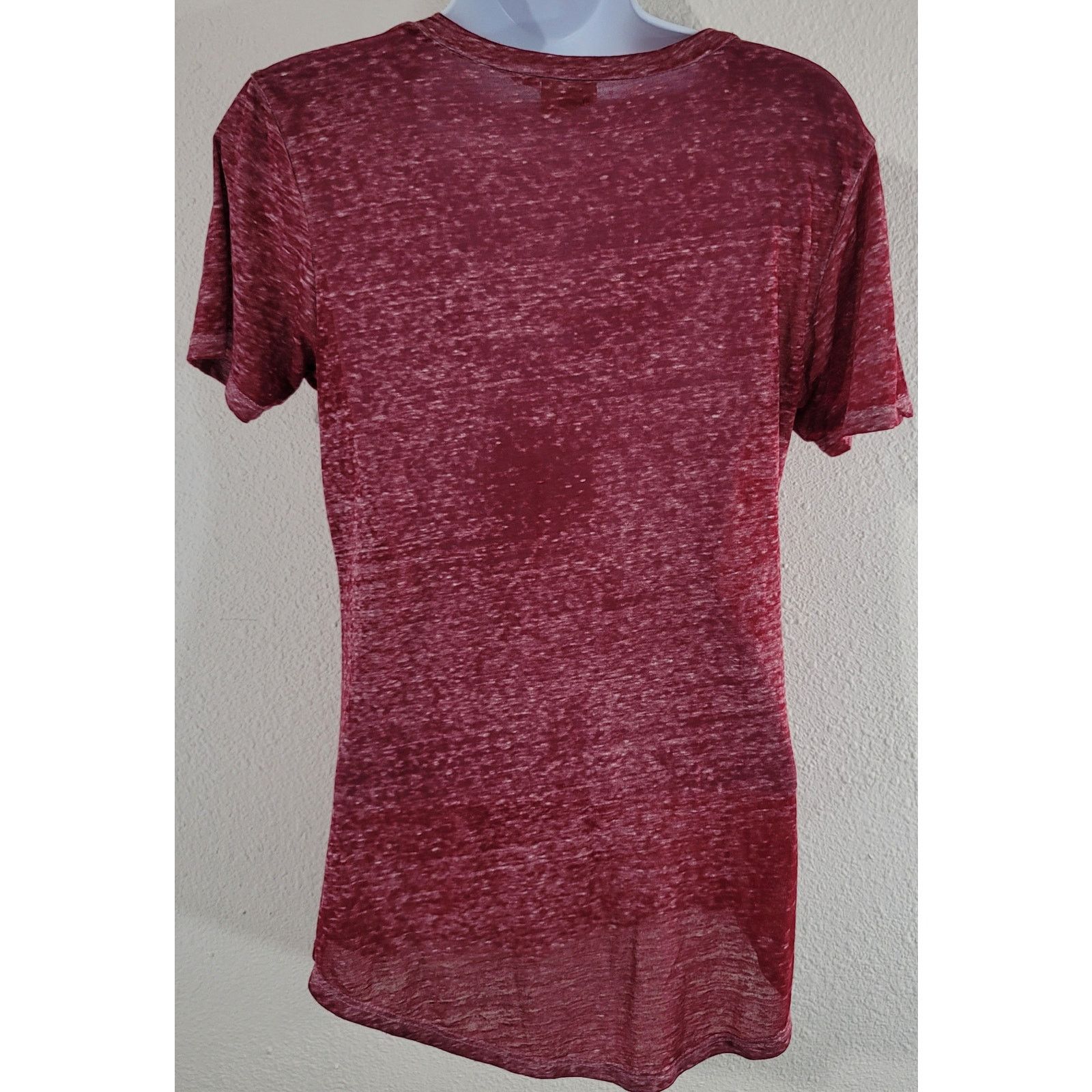 Other White Crow Buckle Burgundy Burnout Shirt XS V Nec Size XS / US 0-2 / IT 36-38 - 5 Thumbnail