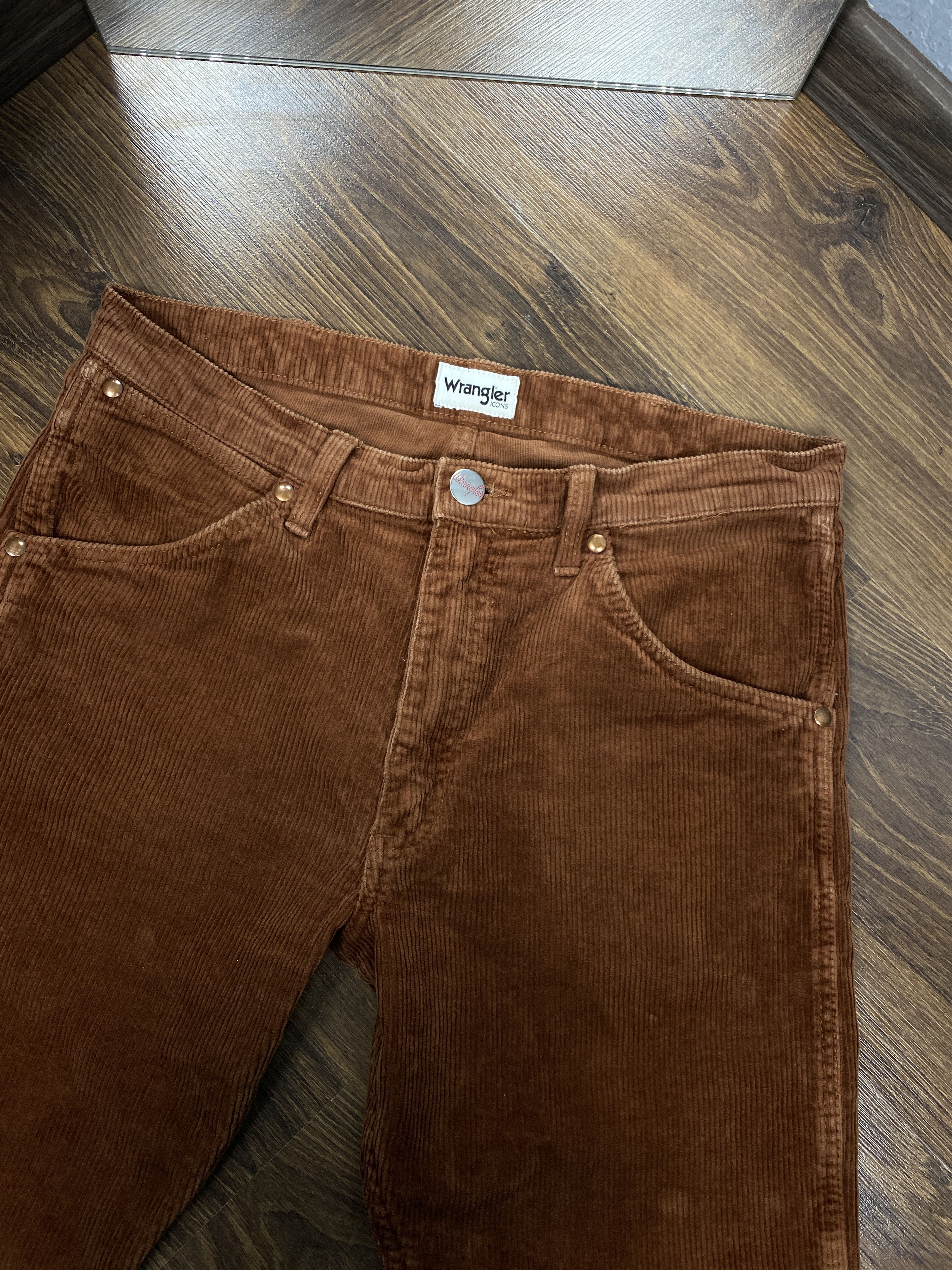 Vintage × Wrangler Wrangler vintage corduroy pants trousers slim fit Size US 32 / EU 48 - 4 Thumbnail