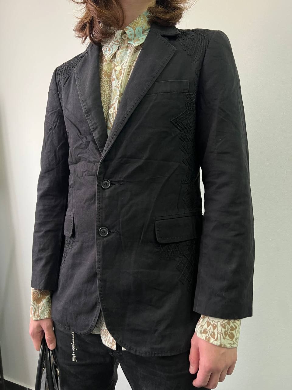 Cavalli Class Roberto Cavalli Embroidered Blazer Jacket Size US L / EU 52-54 / 3 - 2 Thumbnail