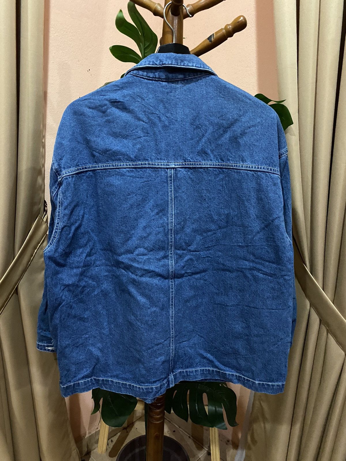 Other Vintage Japanese Denim Workwear Jacket - Embossed Button Size US M / EU 48-50 / 2 - 6 Thumbnail