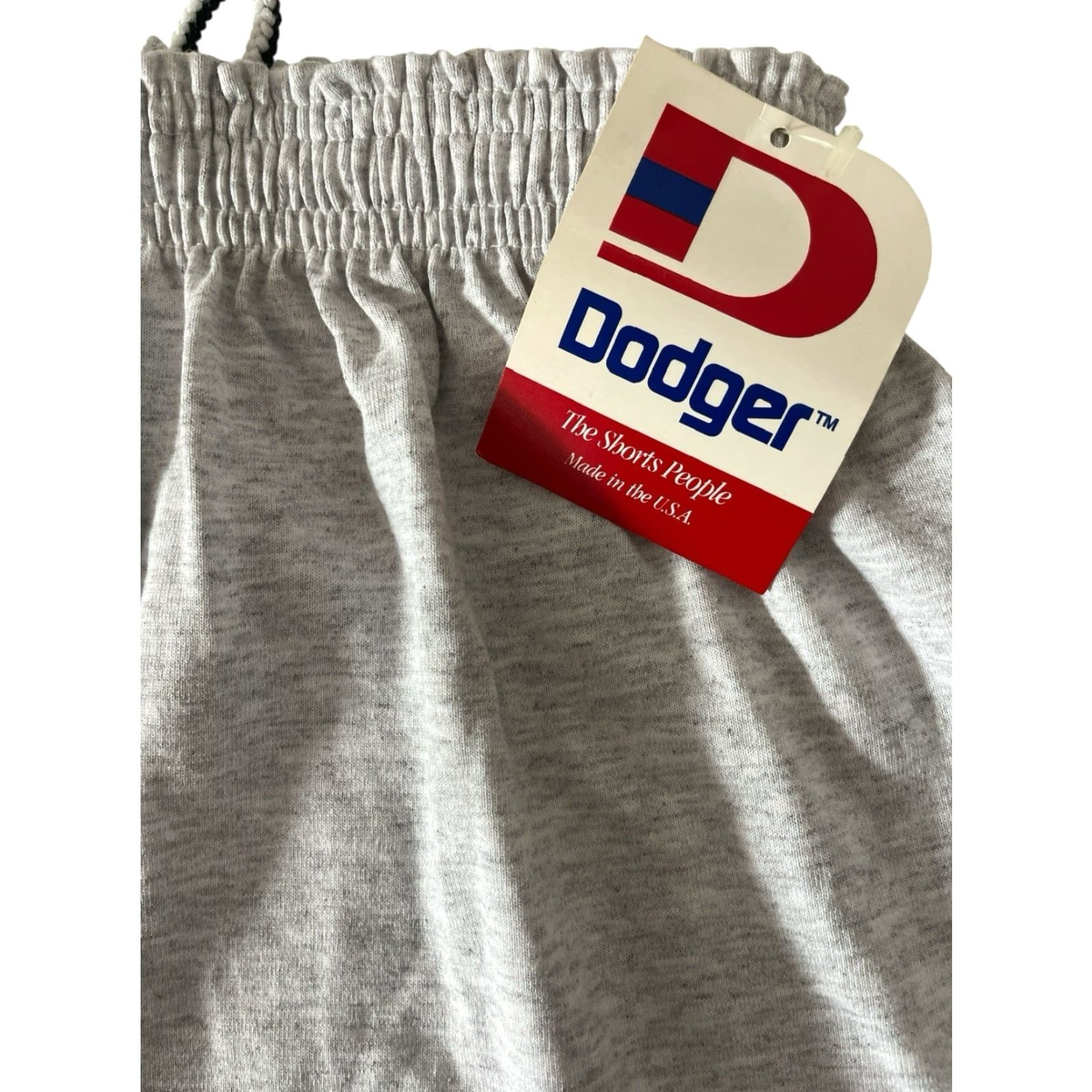 Vintage VINTAGE Dodger Gym Shorts Mens S 90s Deadstock NWT Made in USA Ash Grey 50/50 Athletic Drawstring Waist 18” Inseam 6” Unworn Mens Size US 29 - 2 Thumbnail