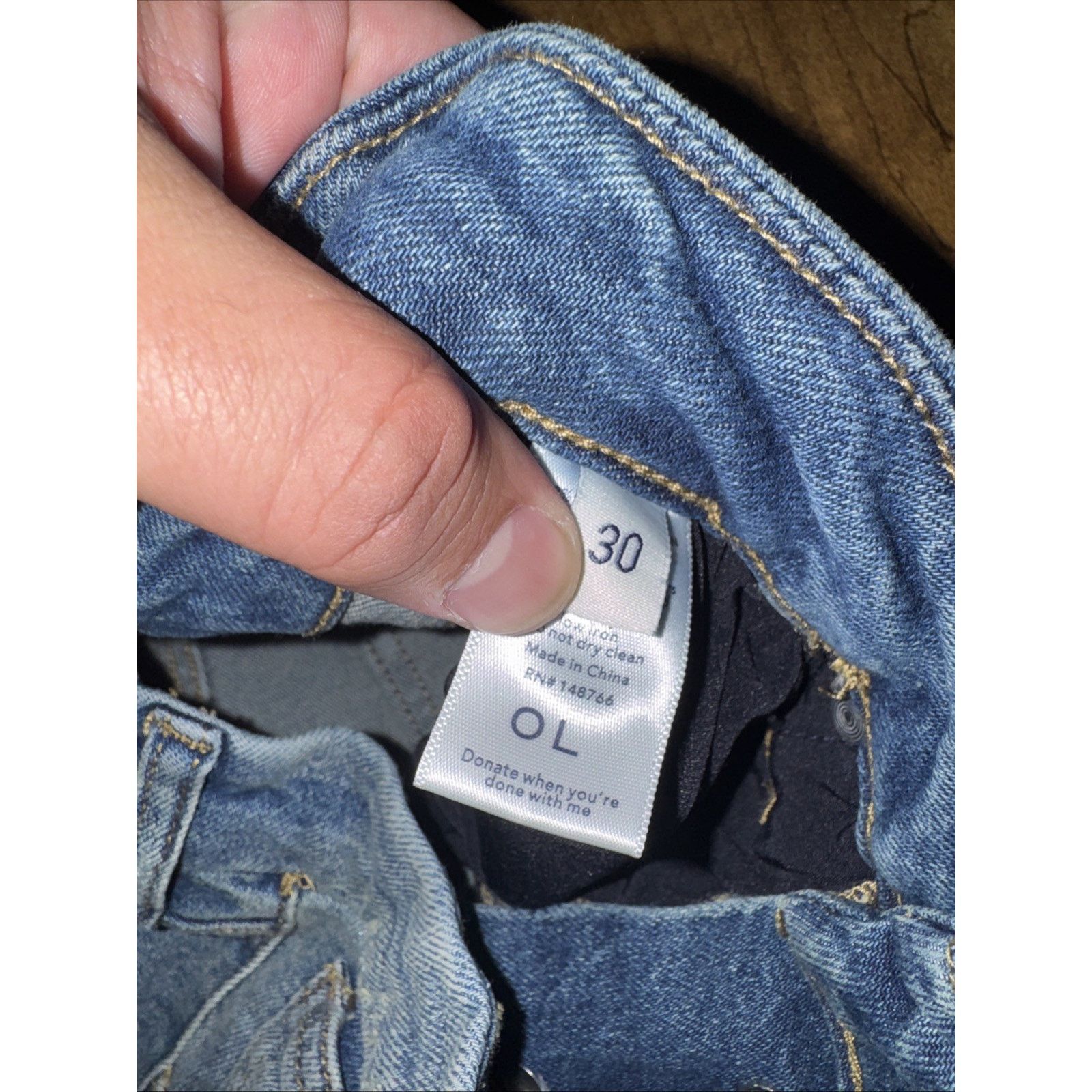 Vintage Oliver Logan Button Fly Jeans Blue 32x31 Flared Size US 32 / EU 48 - 6 Thumbnail