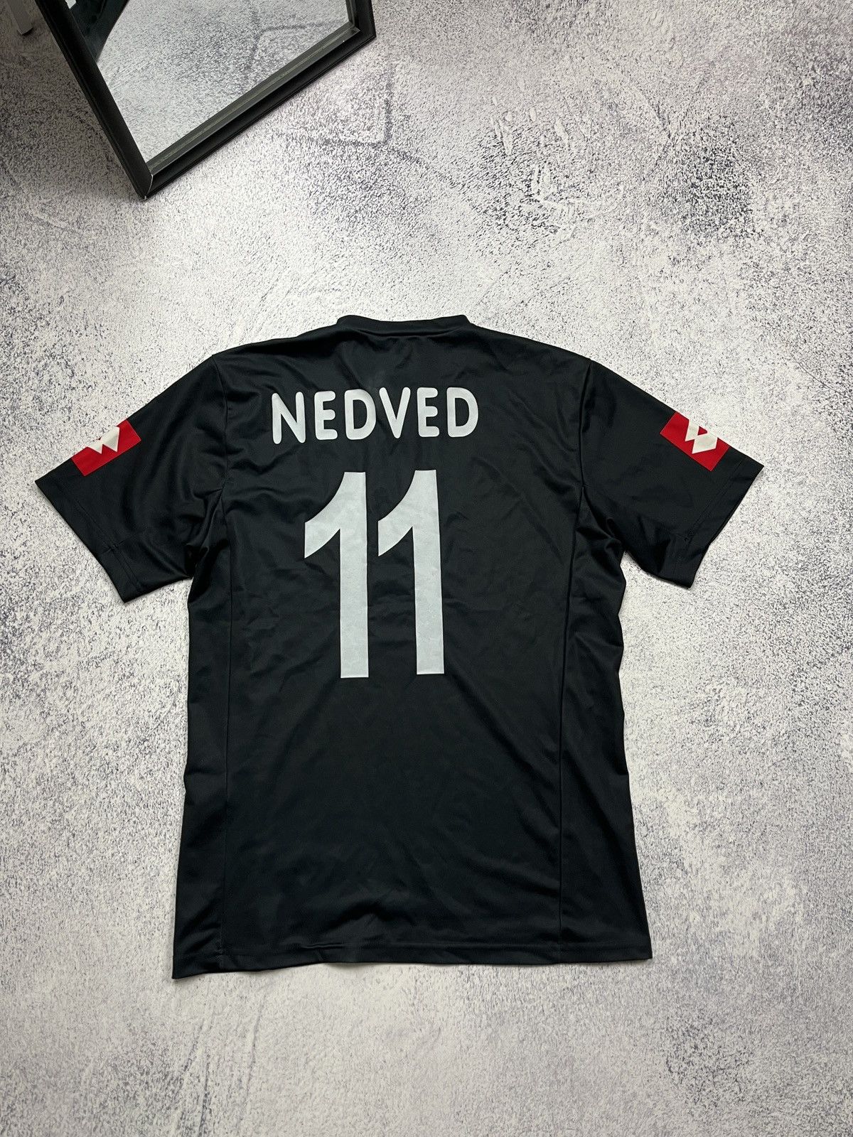 Lotto Sport Vintage Juventus 2001/02 Away Soccer Jersey Nedved #11 Rare Size US S / EU 44-46 / 1 - 13 Thumbnail