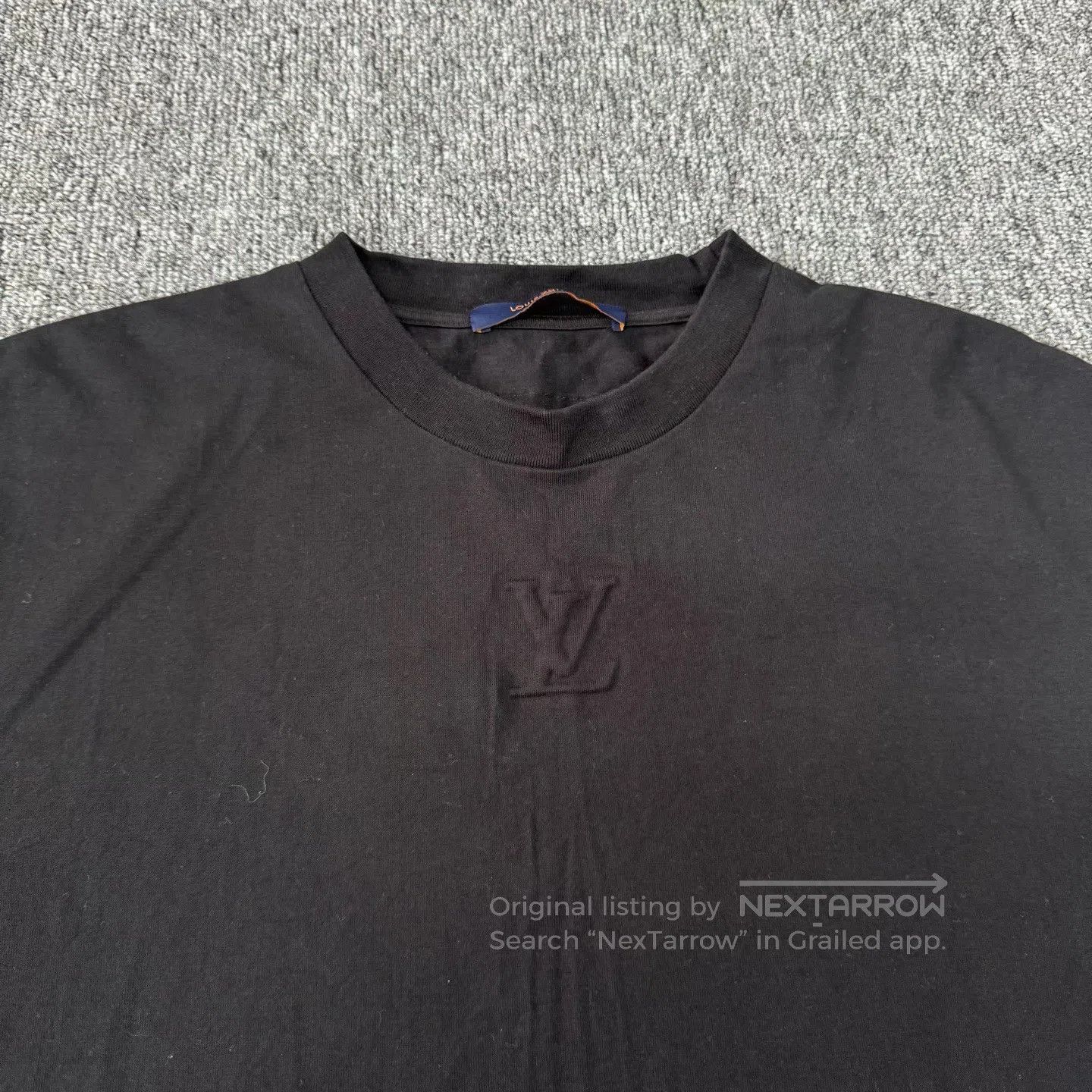 Louis Vuitton Louis Vuitton SS25 Black Short-Sleeved T-shirt with Relief Size US S / EU 44-46 / 1 - 4 Thumbnail