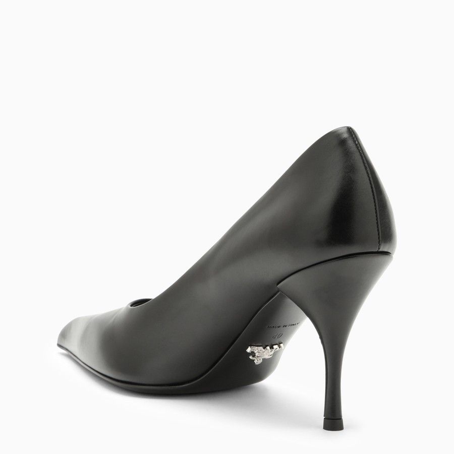 Prada o1d2blof0924 Leather Pumps in Black Size US 7.5 / IT 37.5 - 5 Thumbnail
