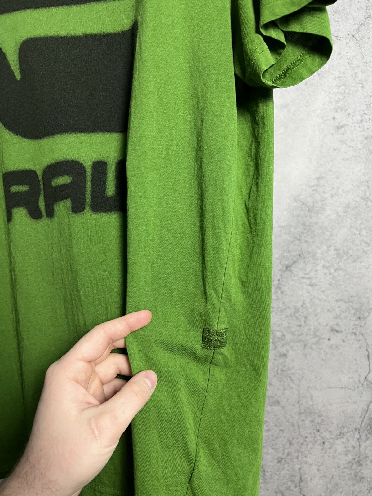 G-Star G-Star Raw Y2K T-Shirt Big Logo Men Tee Green Size US M / EU 48-50 / 2 - 5 Thumbnail