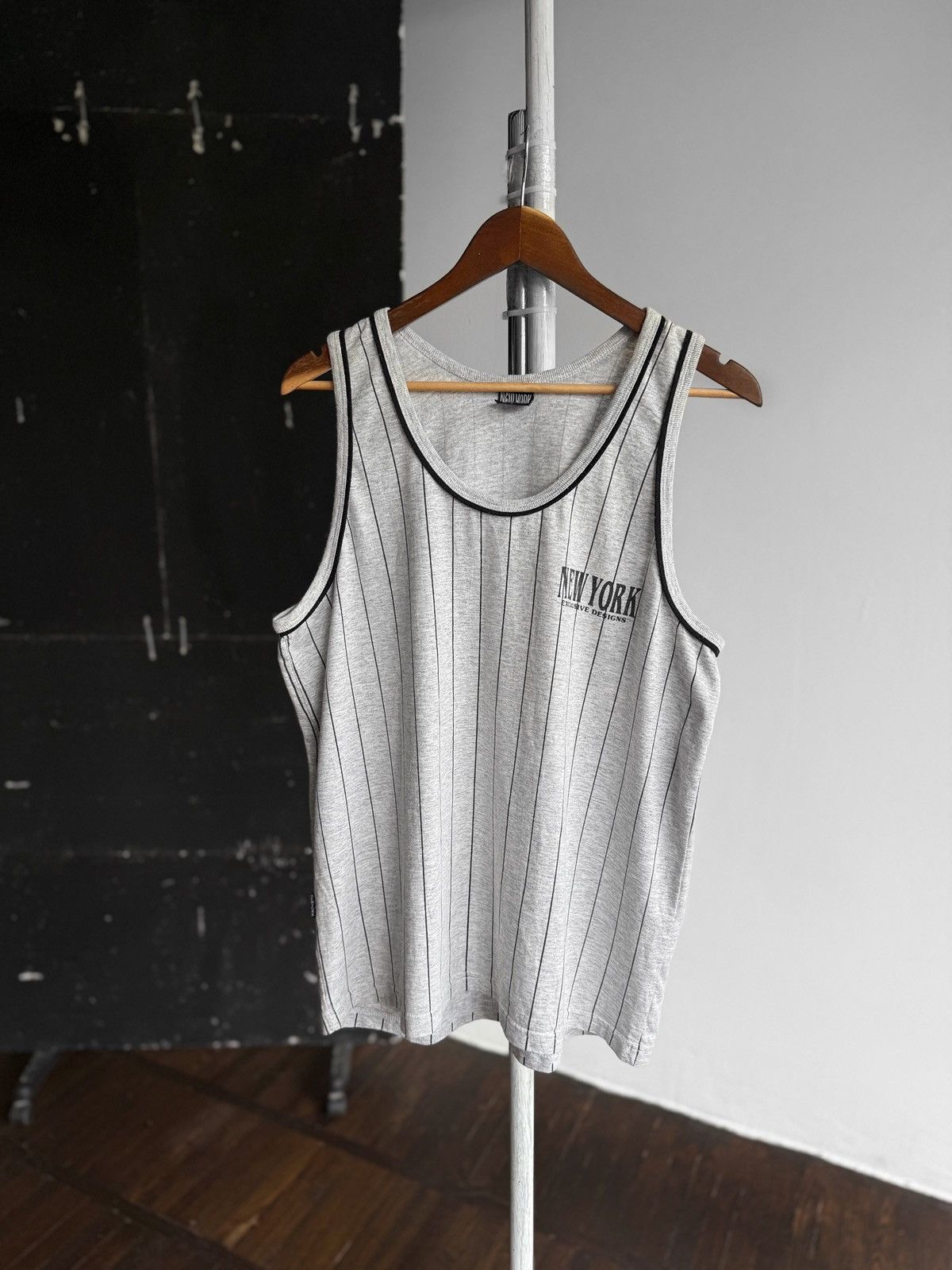 New York Yankees × Vintage New York Mens Vintage 90s Lightweight Cotton Tank Top Size US M / EU 48-50 / 2 - 4 Thumbnail