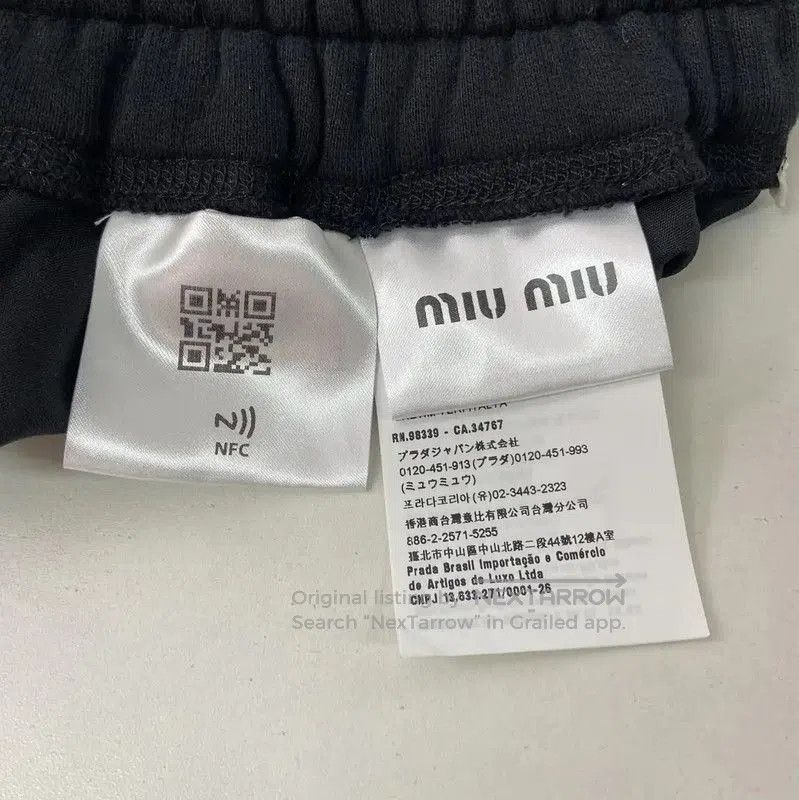 Miu Miu Miu Miu Black Rayon Women's Shorts . Size 23" - 6 Thumbnail