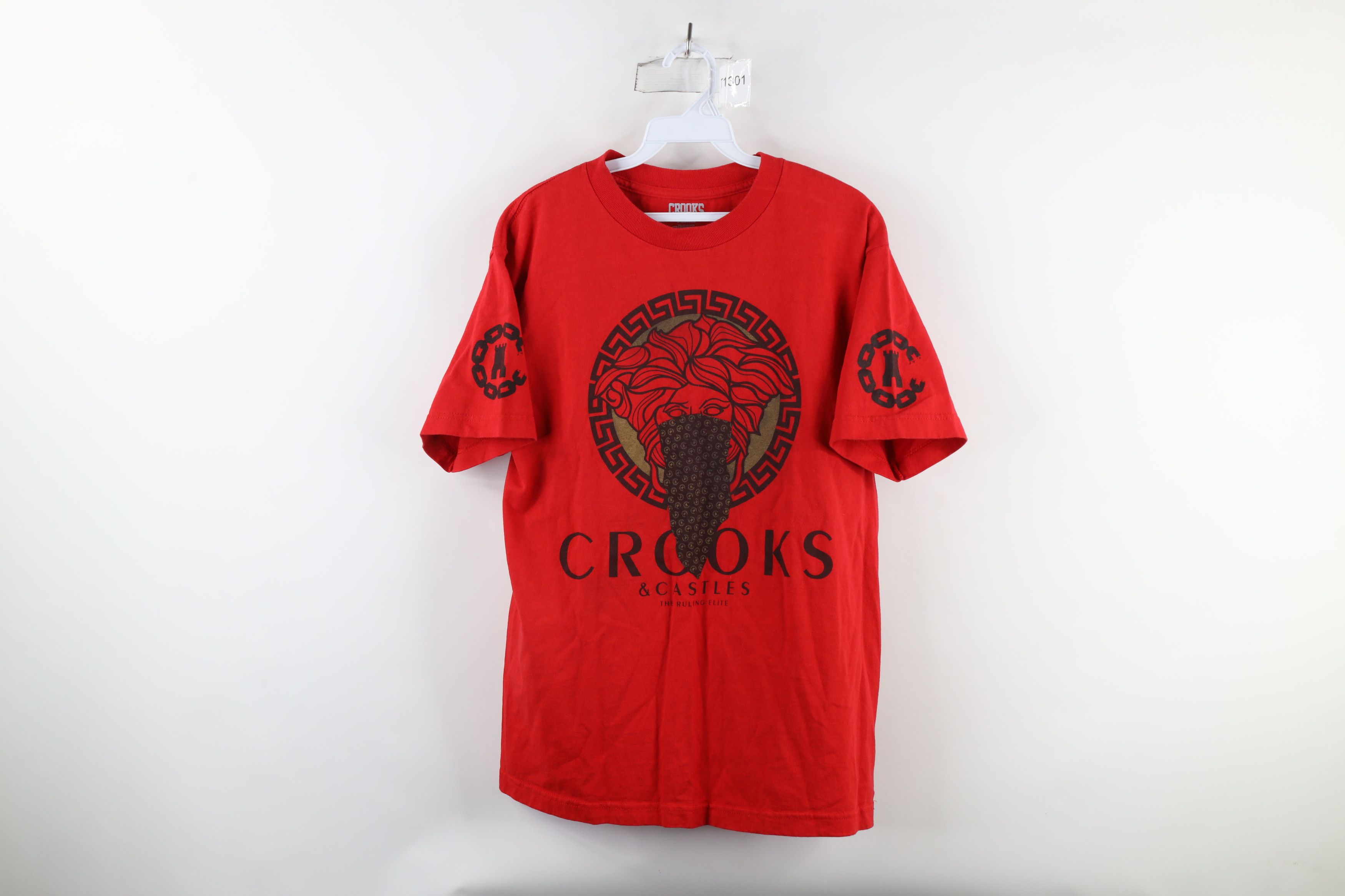 Crooks & Castles Crooks & Castles Streetwear Out Medusa Head T-Shirt Red Size US M / EU 48-50 / 2 - 1 Thumbnail