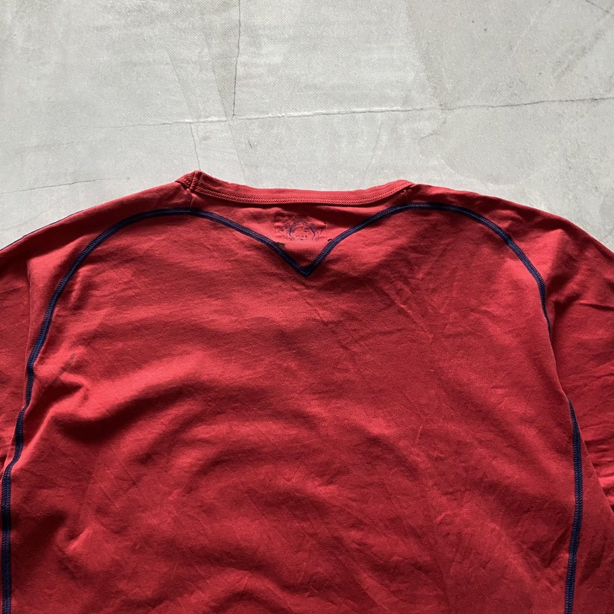 Evisu × Vintage Evisu Distressed Faded Big Logo Vintage Rare T-shirt Tre Size US XL / EU 56 / 4 - 11 Thumbnail