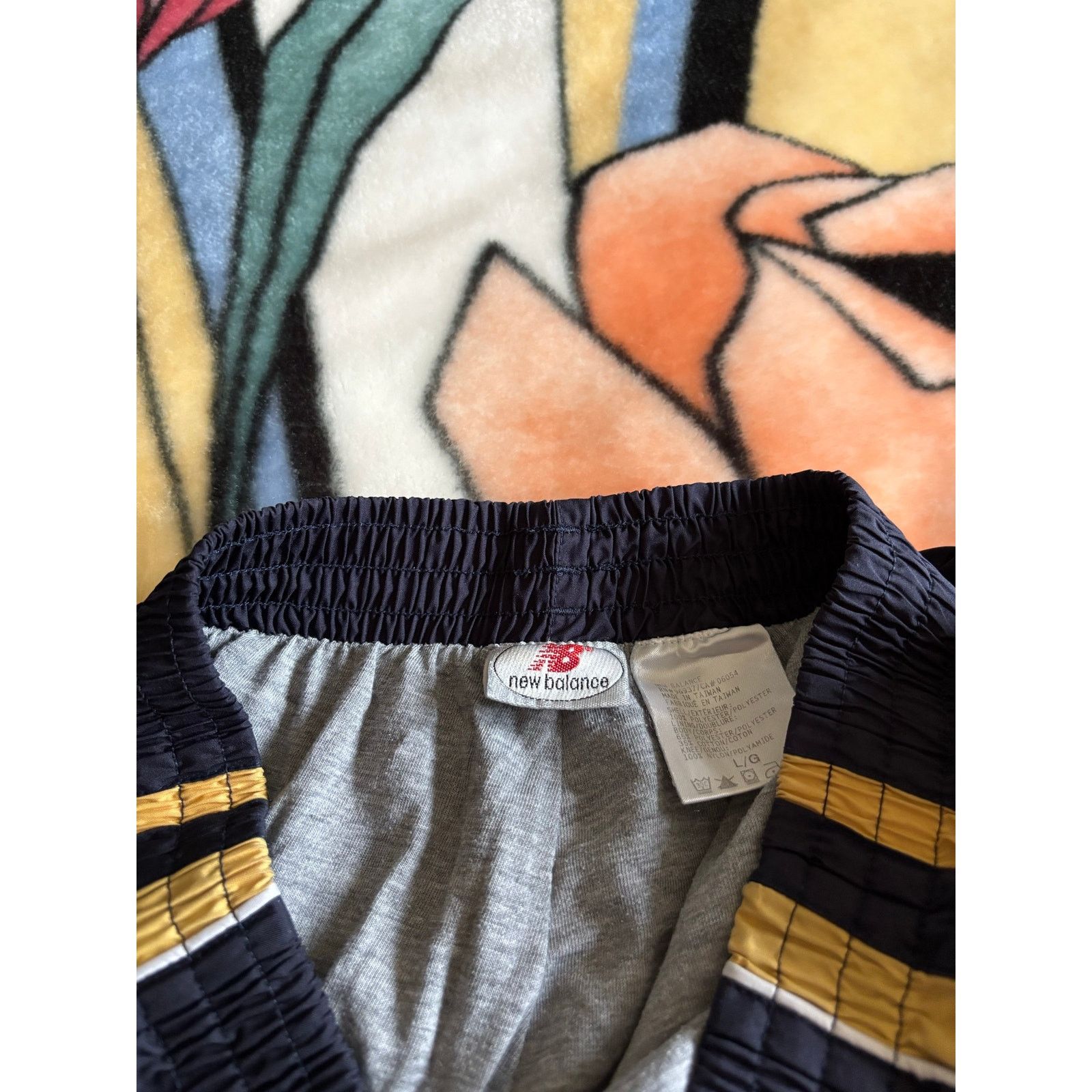 New Balance Vintage New Balance Nylon Track Pants - Navy Size US 32 / EU 48 - 3 Thumbnail