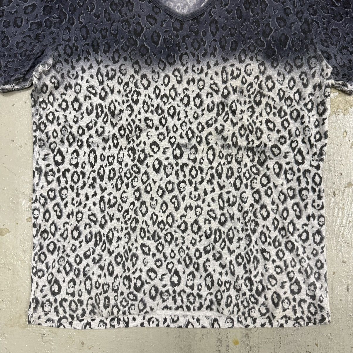 If Six Was Nine Custom Culture Skull Leopard dressed punk gothic Size US M / EU 48-50 / 2 - 2 Thumbnail