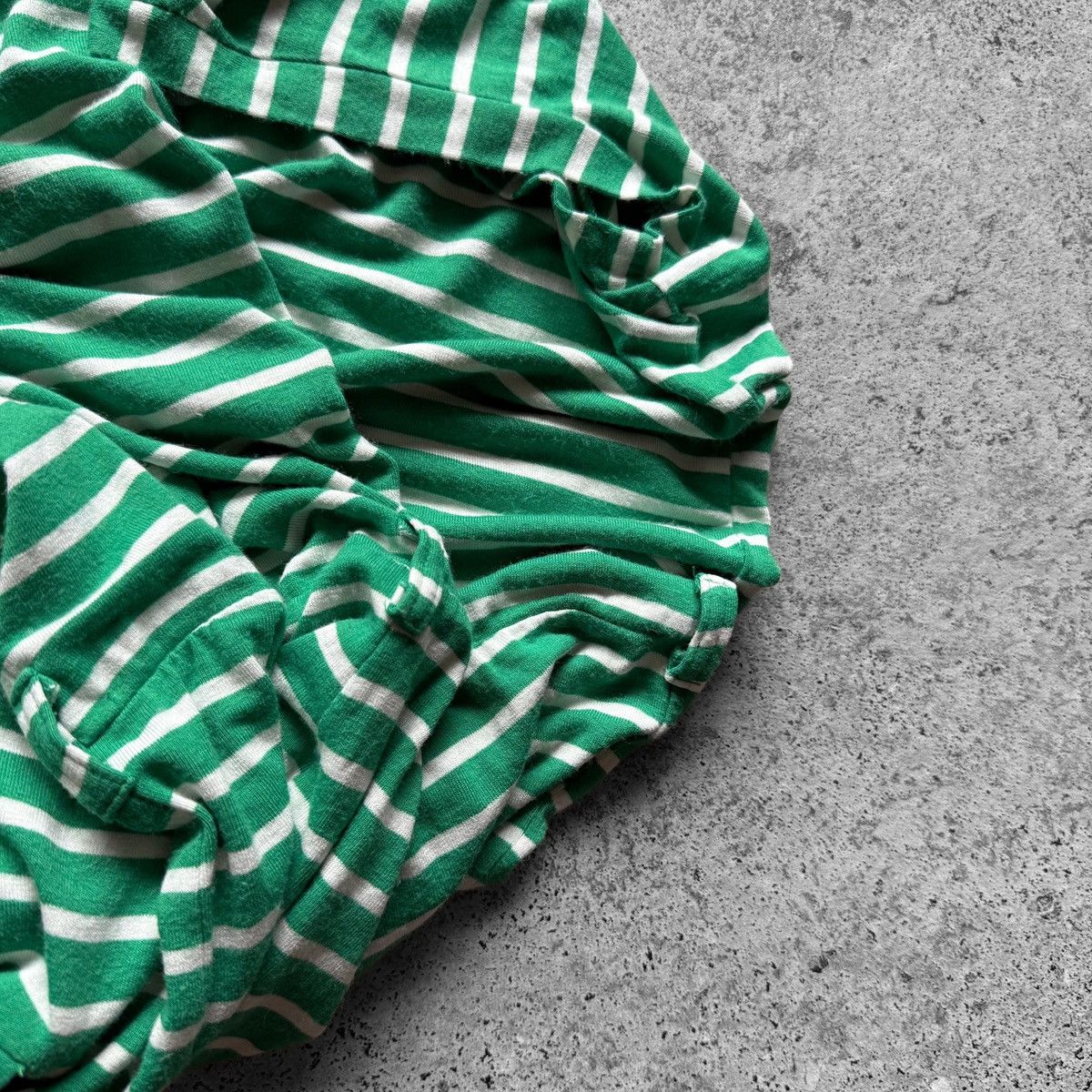 Marimekko Marimekko Womens Green Striped Button Front Romper Playsuit Size M / US 6-8 / IT 42-44 - 5 Thumbnail