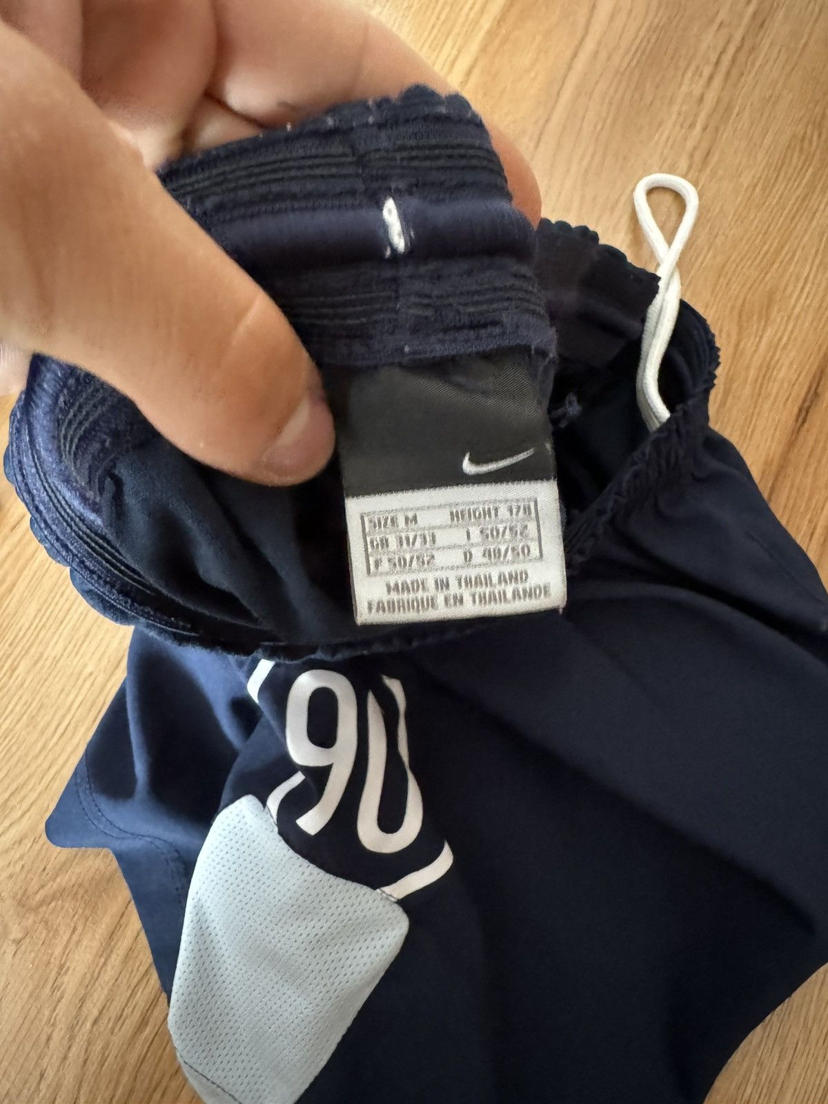 Nike × Vintage Vintage Nike Total 90 logo shorts Size US 32 / EU 48 - 6 Thumbnail