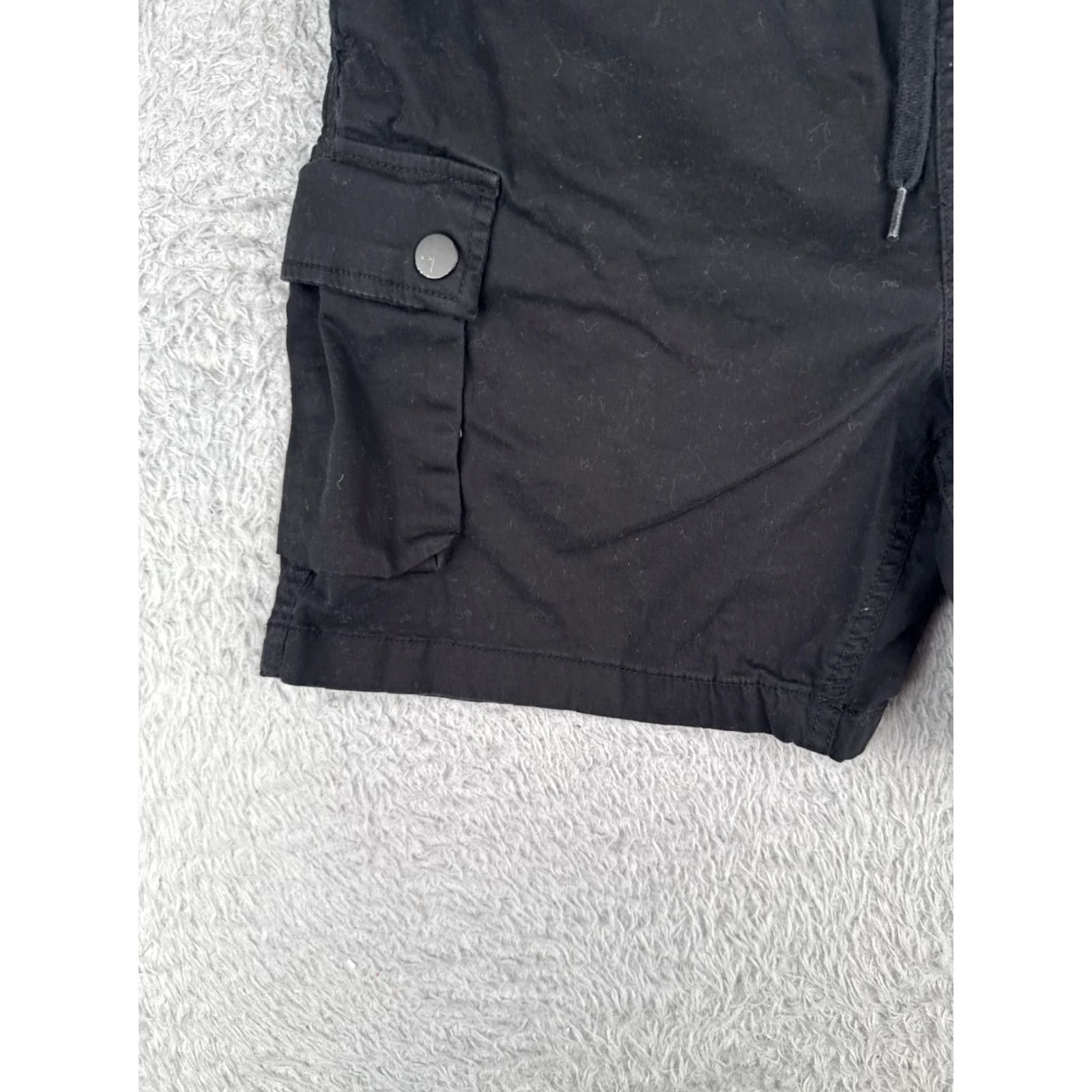 Vintage RDI Cargo Shorts Men Small Black Cotton Blend Canvas 32x6 Regular Waist 32 Inseam 6" Pockets Casual Travel Workwear 6" Inseam Mens Shorts Size US 29 - 3 Thumbnail