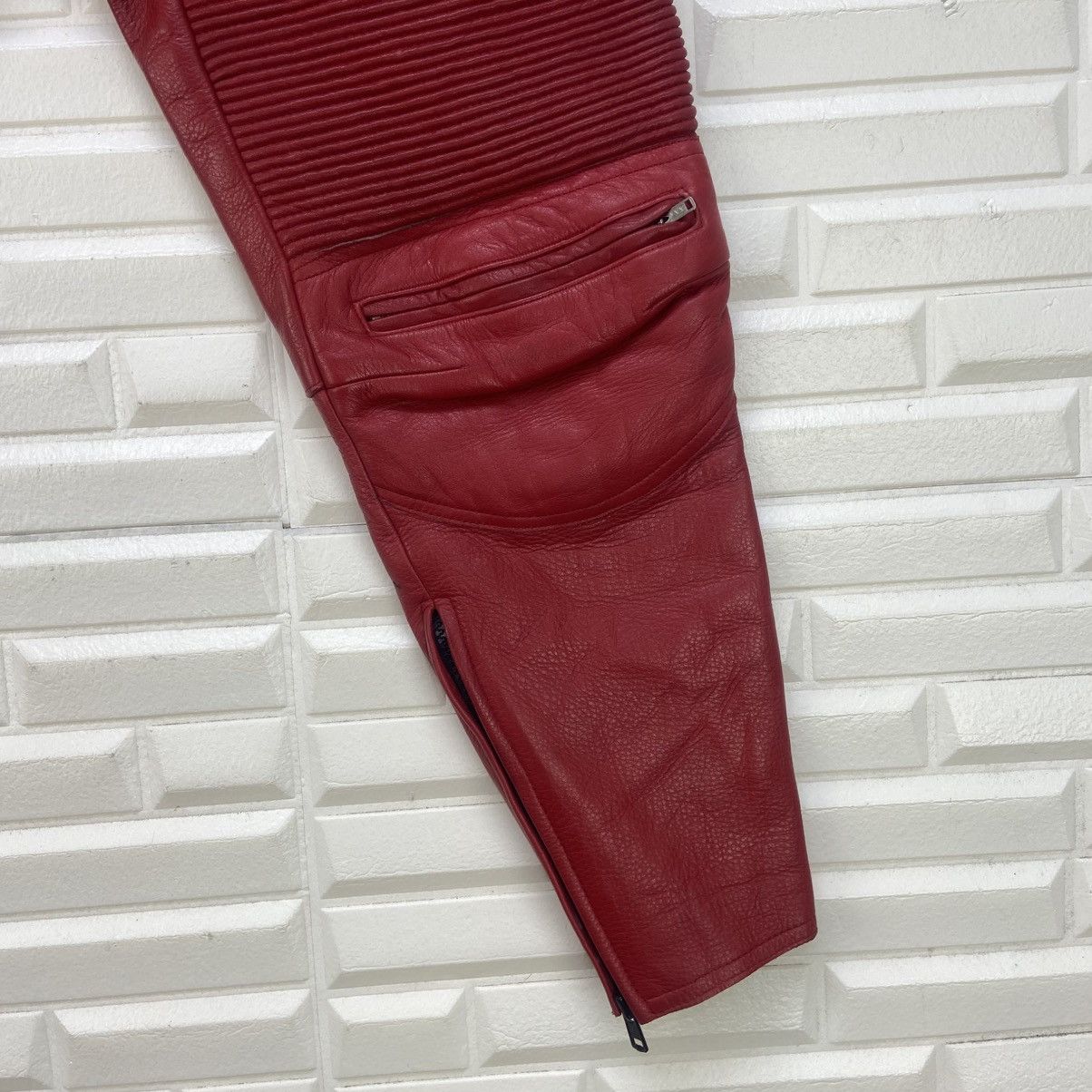 Japanese Brand × Leather Expert Racing Performance Biker Leather Pants Size 22" - 5 Thumbnail