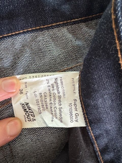 Naked & Famous Naked & Famous Super Guy Night Shade Stretch Size US 36 / EU 52 - 3 Thumbnail
