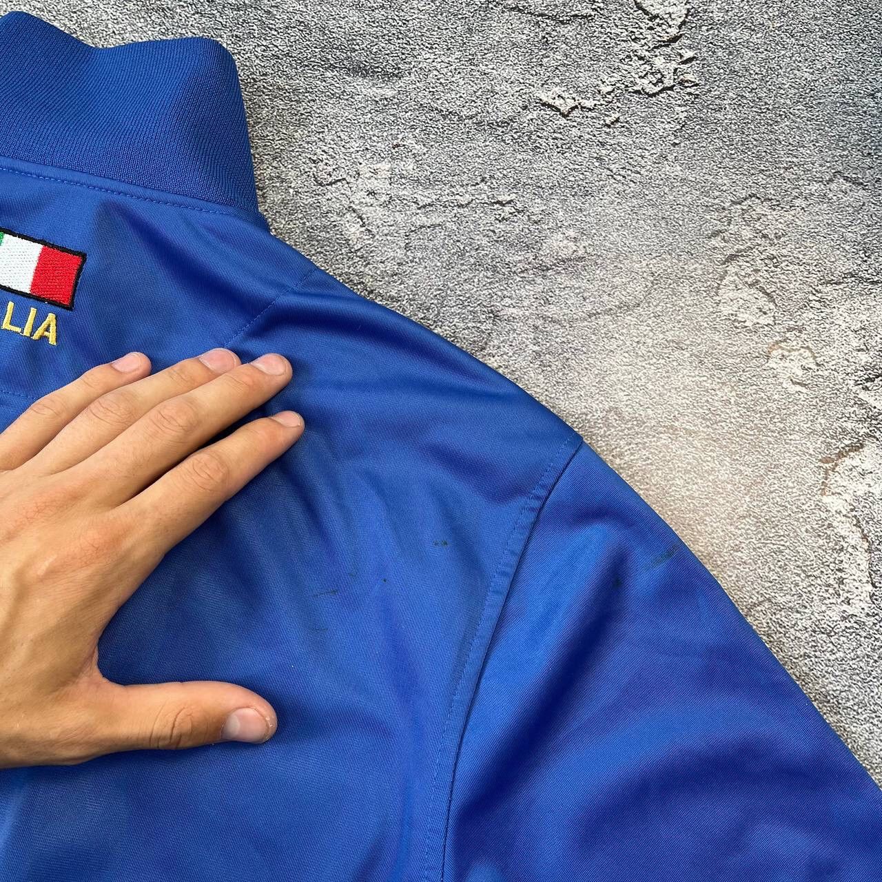 Other Y2K Rare 🇮🇹 Italia Team big center logo Soccer Zip Size US XL / EU 56 / 4 - 2 Thumbnail