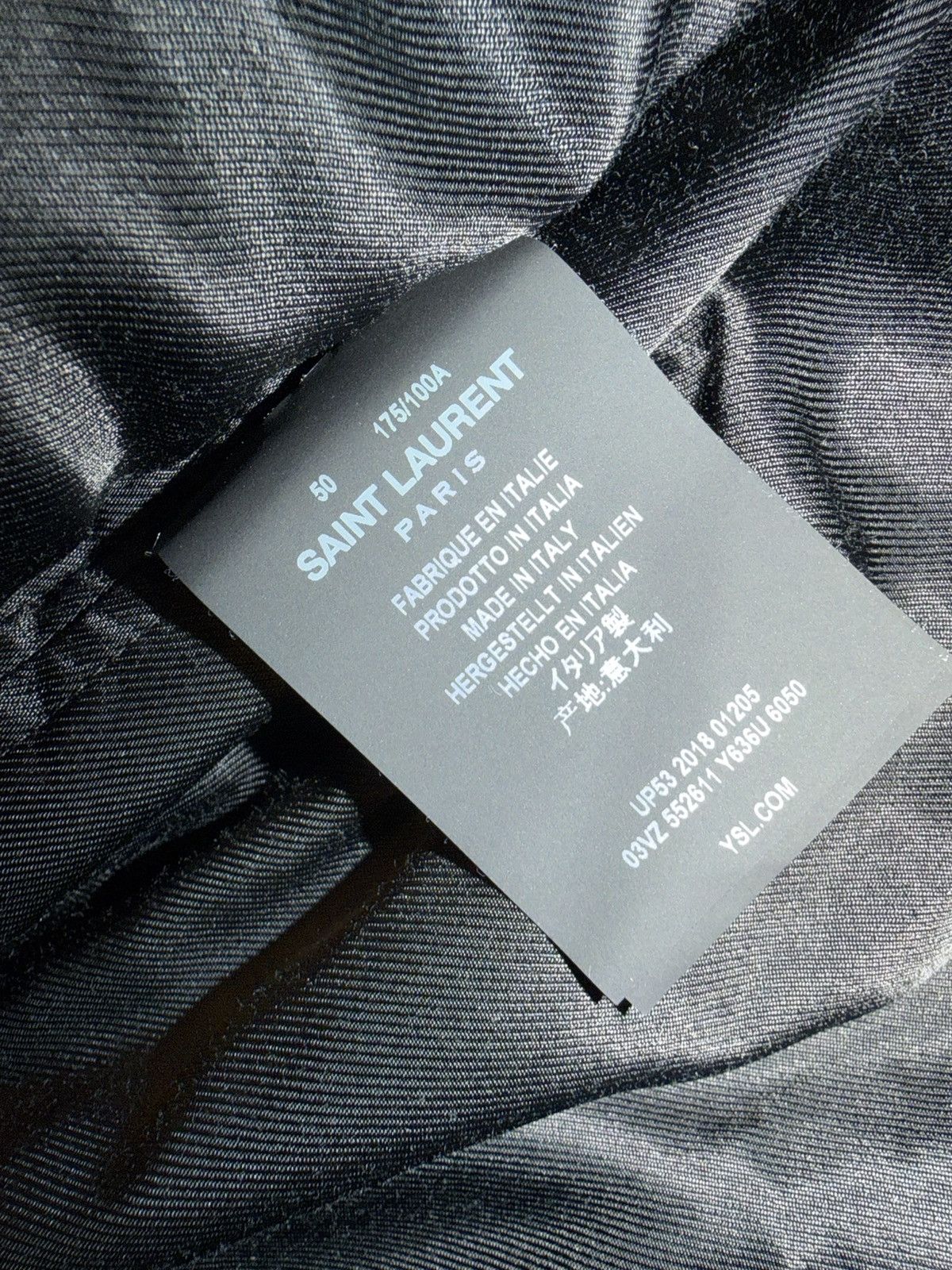 Saint Laurent Paris Saint Laurent mens metal embellished jacket 50/40. $24000 Size US M / EU 48-50 / 2 - 4 Thumbnail