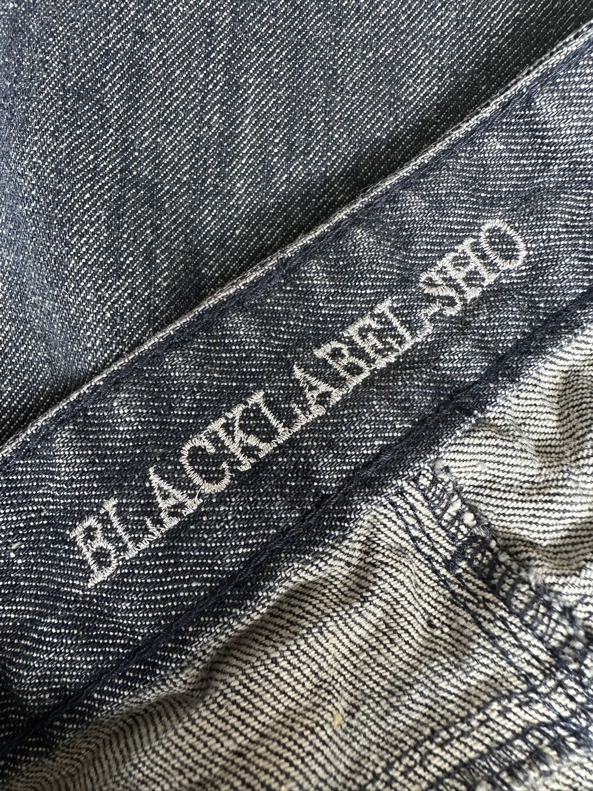 BERNINGS SHO 00's Berning Sho Black Label snake skin flared denim Size US 35 - 10 Thumbnail