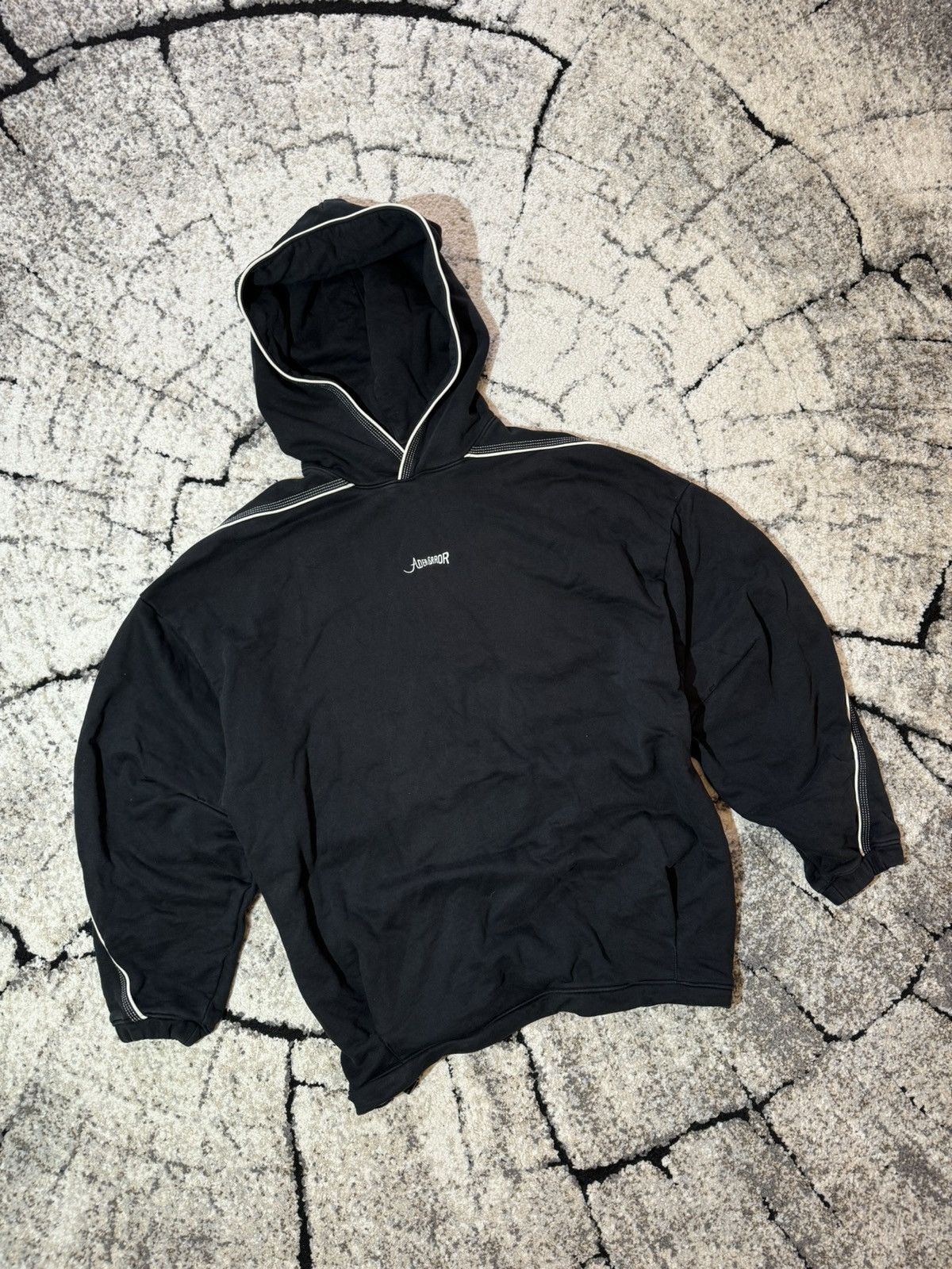 Ader Error ADER ERROR 22FW Black Top Hooded Streetwear Size A2 Size US M / EU 48-50 / 2 - 1 Thumbnail