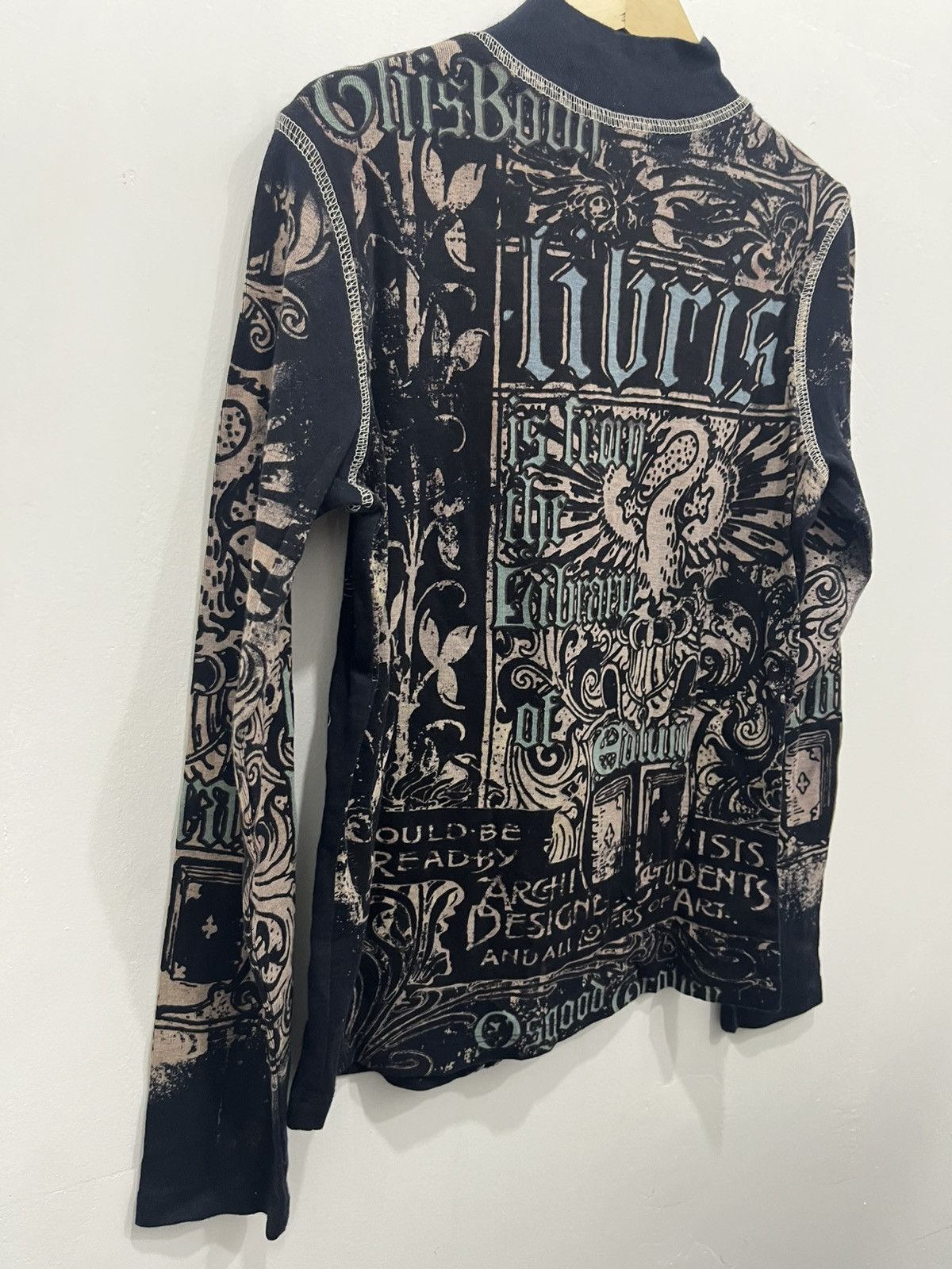 Japanese Brand Japanese AOP Skinny Minnie Long Sleve Tees Size M / US 6-8 / IT 42-44 - 10 Thumbnail