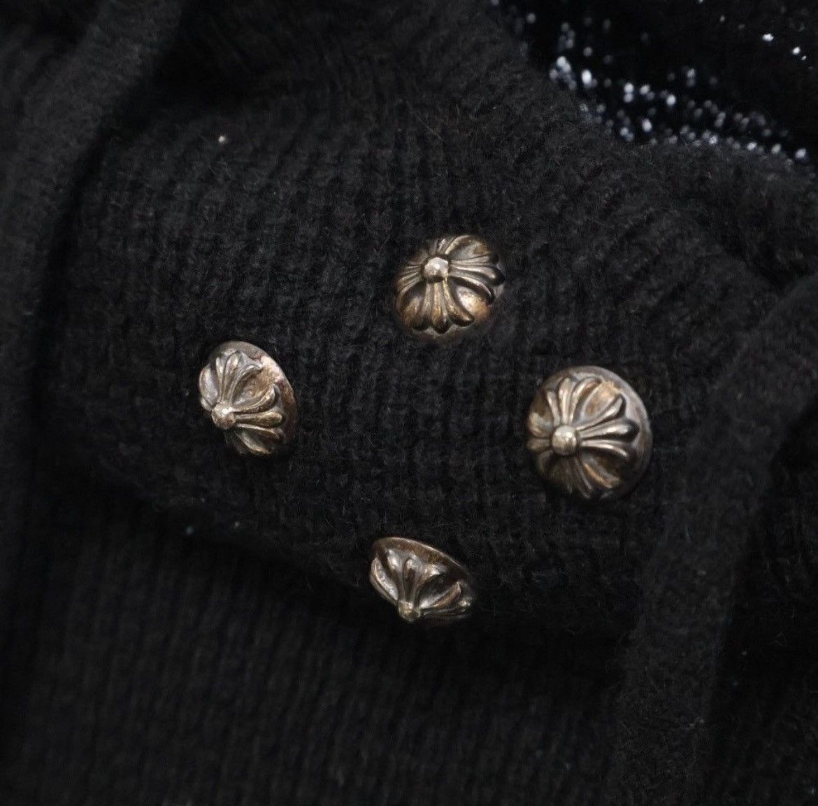 Chrome Hearts Chrome Hearts Black Cashmere Hoodie Pullover Size US M / EU 48-50 / 2 - 4 Thumbnail