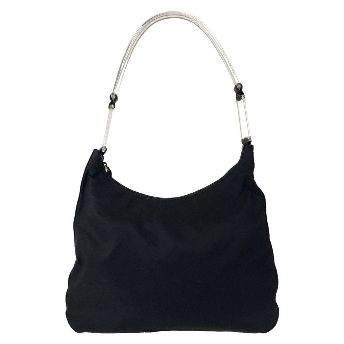 Prada Prada Prada Nylon Tessuto Logo Plate Shoulder Bag Canvas Crossbody Bag 408547 in Great Condition Size ONE SIZE - 1 Thumbnail
