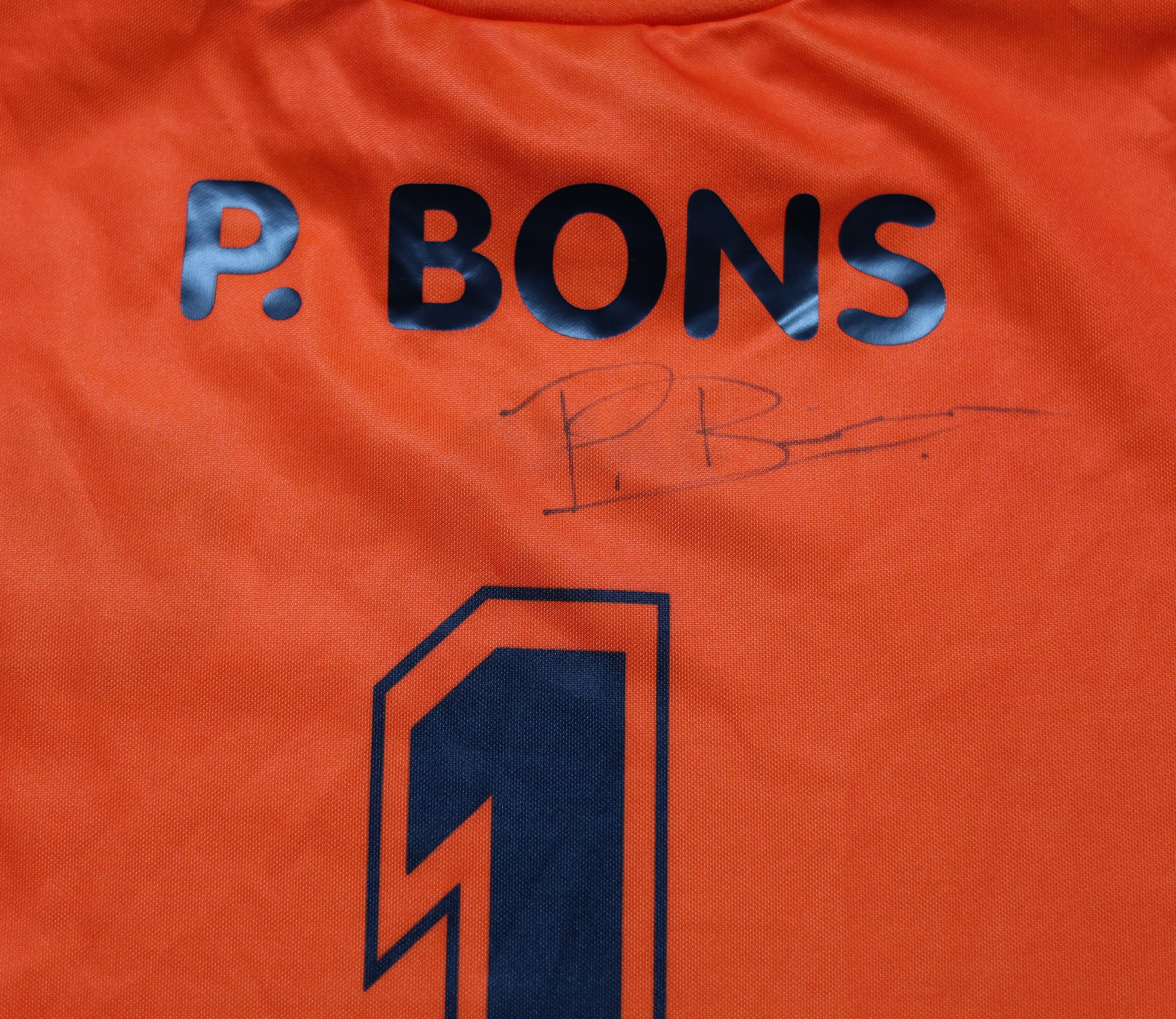 Other Bladella FC Goalkeeper Peter Bons #1 Jersey Shirt Signed Size US S / EU 44-46 / 1 - 4 Thumbnail