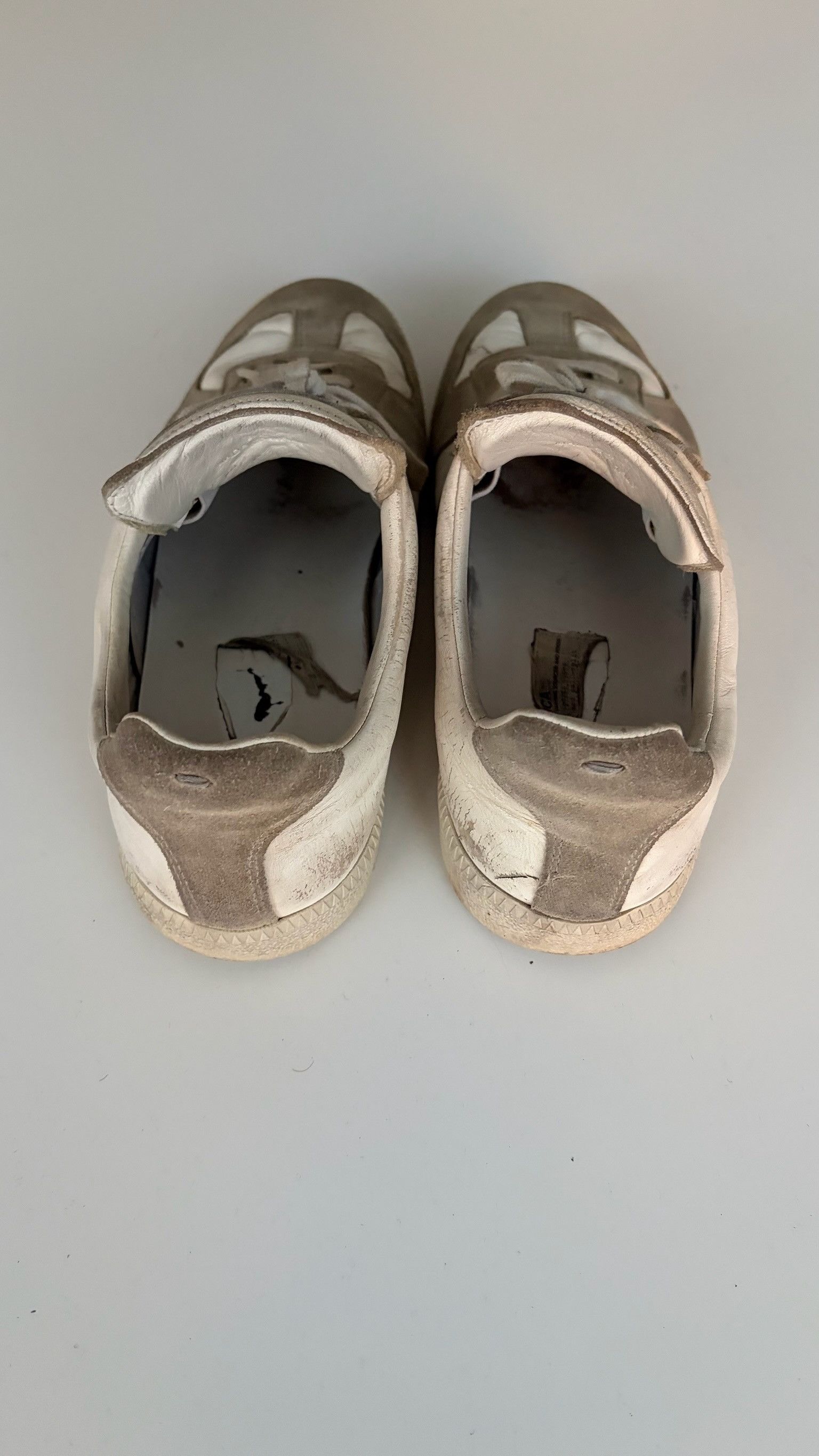 Maison Margiela 2010s Maison Margiela GAT Replica Double White Sneakers Size US 10 / EU 43 - 5 Thumbnail