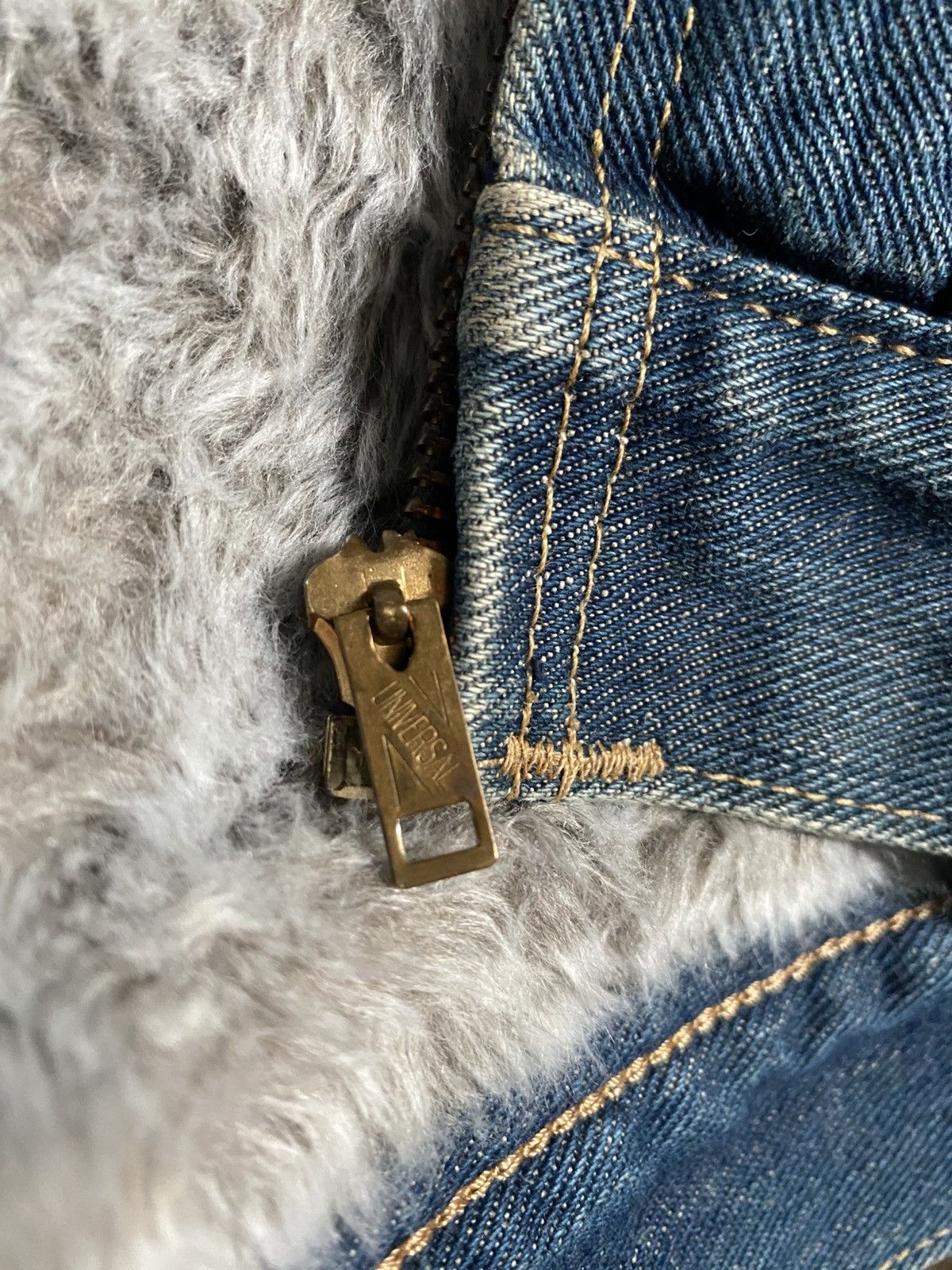 ADAM ET ROPE × Wrangler Wrangler sherpa denim jacket Size XS / US 0-2 / IT 36-38 - 6 Thumbnail