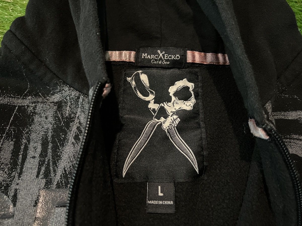 Marc Ecko Vtg Y2K Marc Ecko Cut & Sew Zip Hoodie Sex Drugs Rock Roll Size US L / EU 52-54 / 3 - 4 Thumbnail