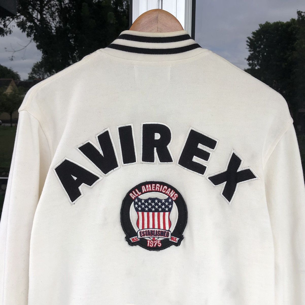 Avirex AVIREX U.S.A Sport Baseball Cotton Button Snap Jacket Size US L / EU 52-54 / 3 - 4 Thumbnail