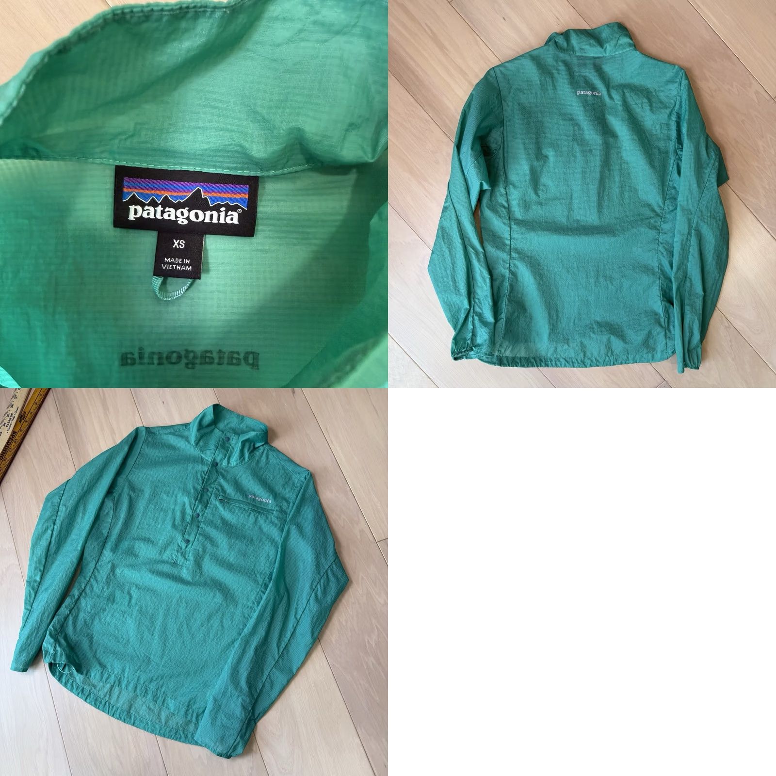 Patagonia Patagonia Houdini Pullover Women's XS Green Lightweight Outdoor Jacket Summer Hiking Size XS / US 0-2 / IT 36-38 - 8 Thumbnail