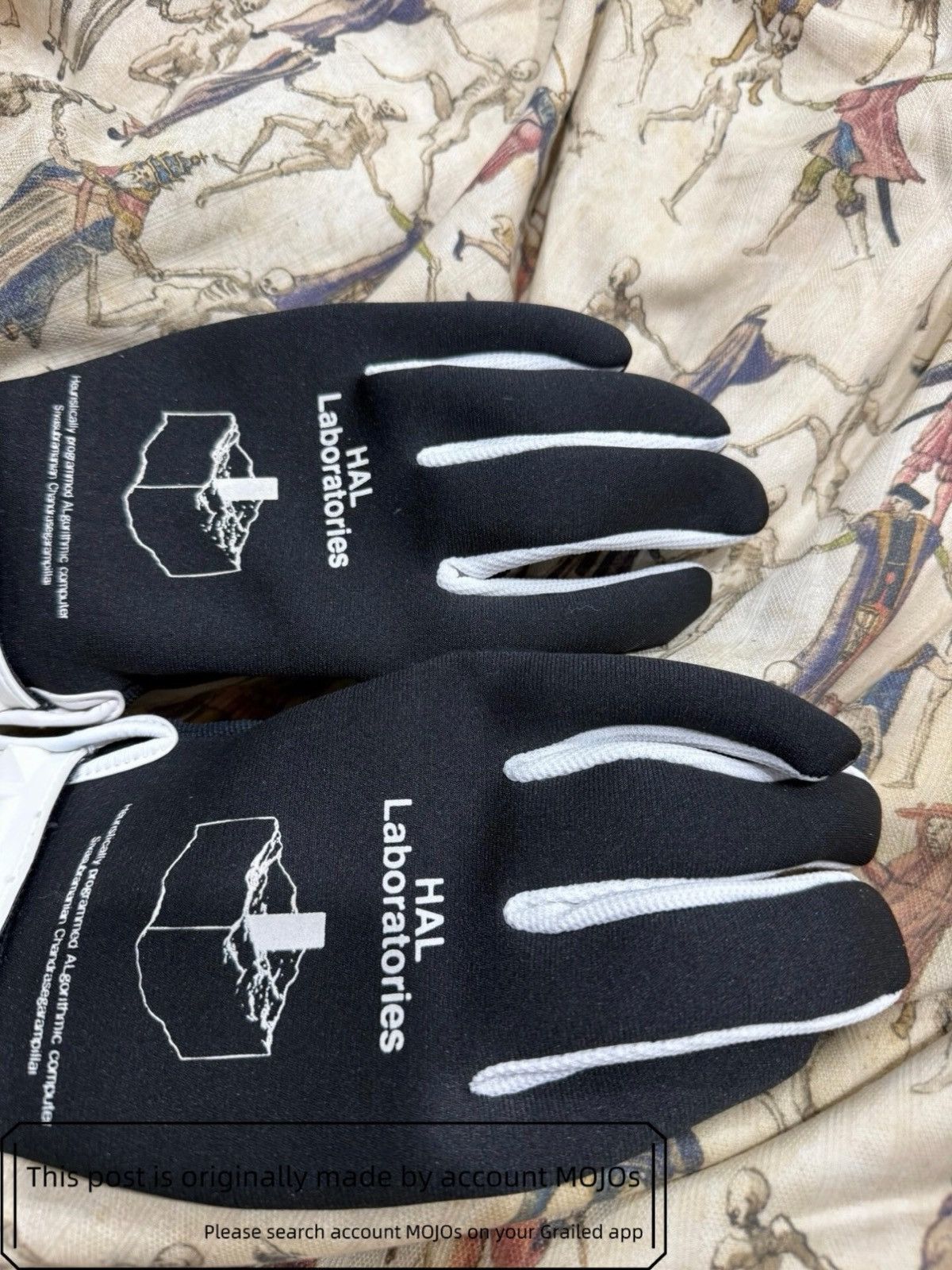 Undercover Undercover Hal Laboratories Rivet Gloves Black Size ONE SIZE - 4 Thumbnail