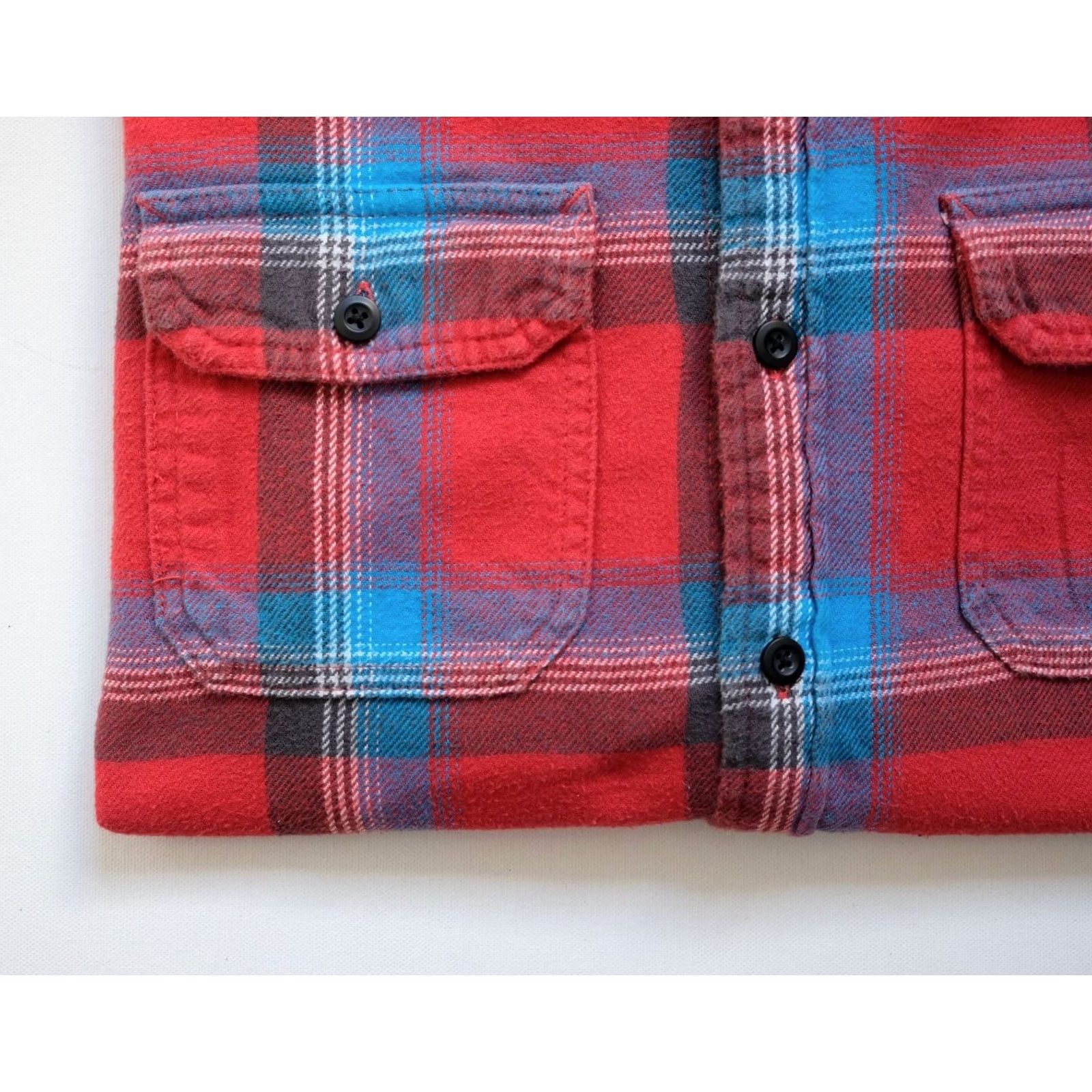 Vintage VINTAGE American Eagle Shirt Plaid Flannel Red 90s Button-Down Cotton M Mens Size US M / EU 48-50 / 2 - 4 Thumbnail