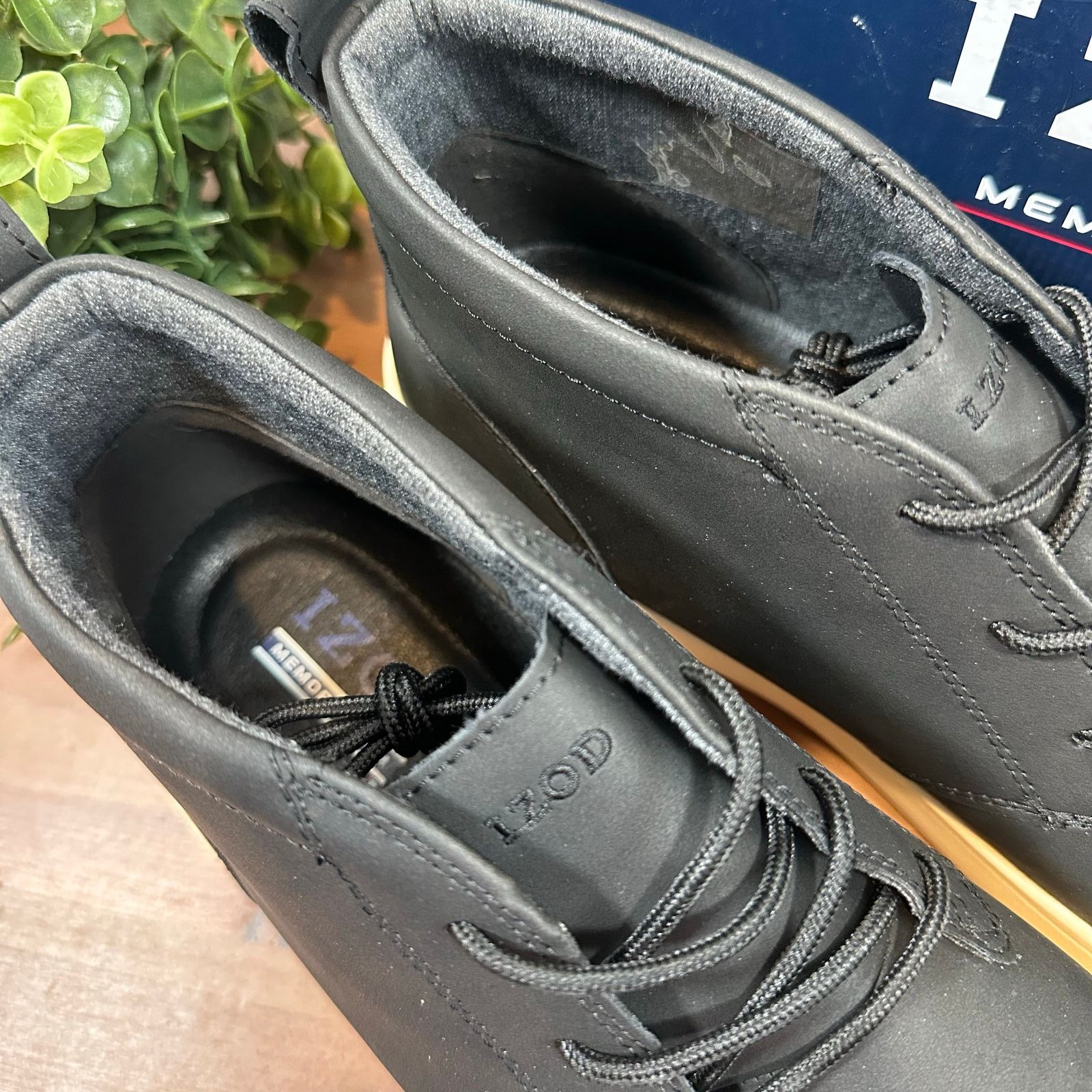 Izod IZOD Men's Palmer Chukka Boots Black Size 10 Size US 10 / EU 43 - 5 Thumbnail
