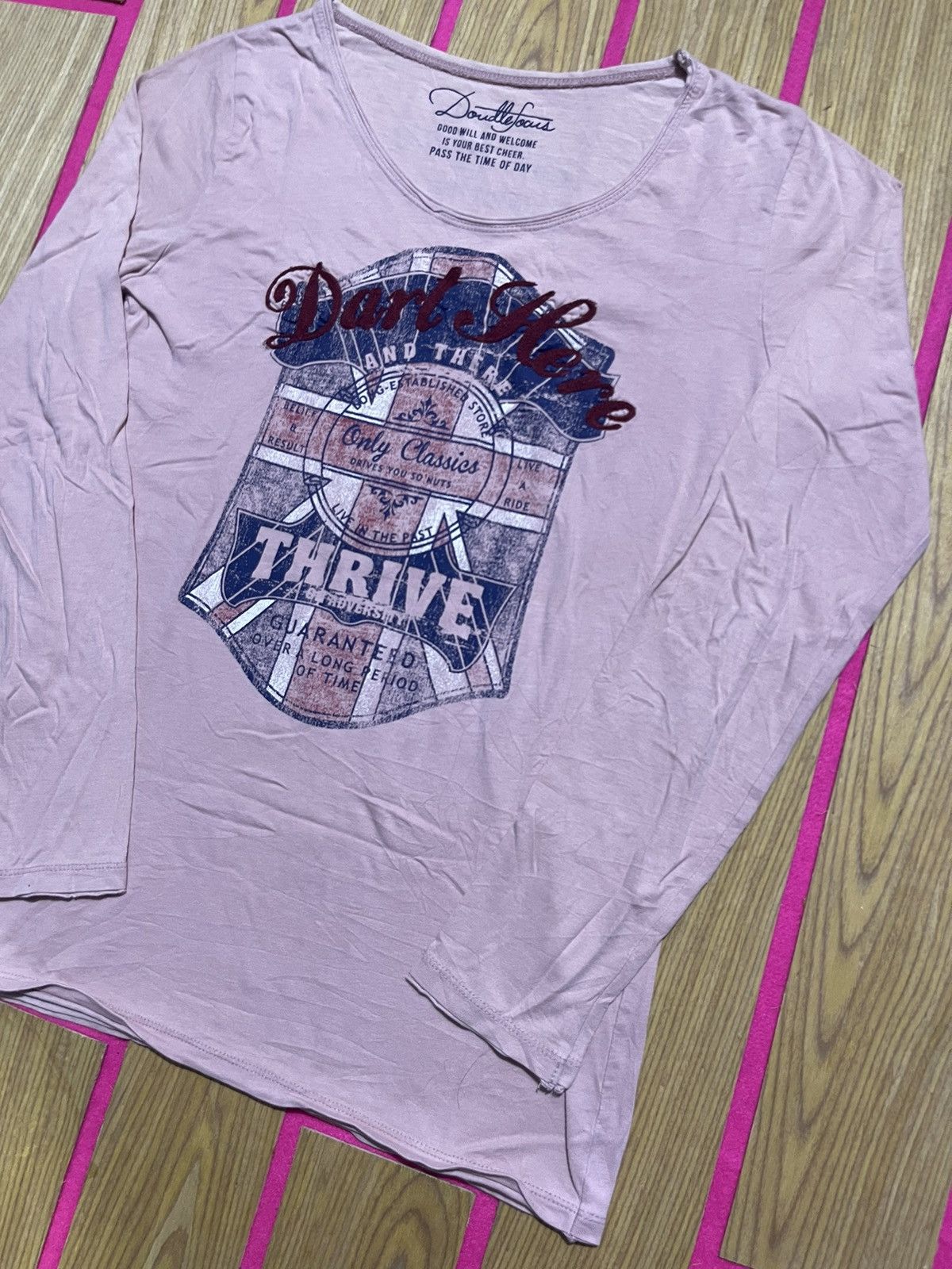 If Six Was Nine Y2K DOUBLEFOCUS long sleeve tshirt Size US M / EU 48-50 / 2 - 2 Thumbnail